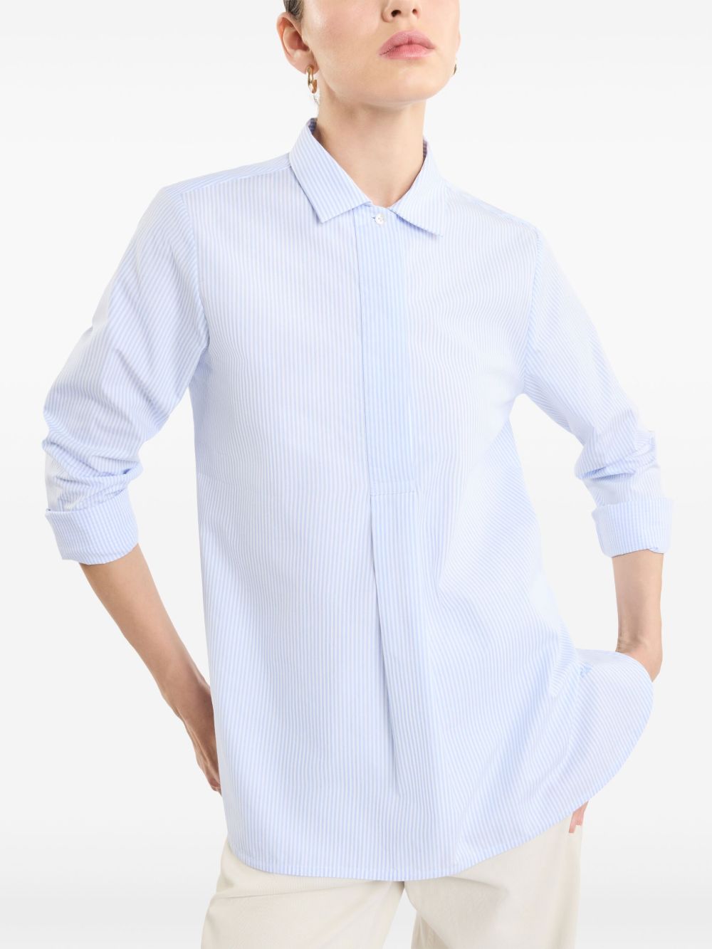 Fay Shirts Blue NCWA150A030XAMU603 (Fay / シャツ・ブラウス ) | Fay (フェイ)(5)