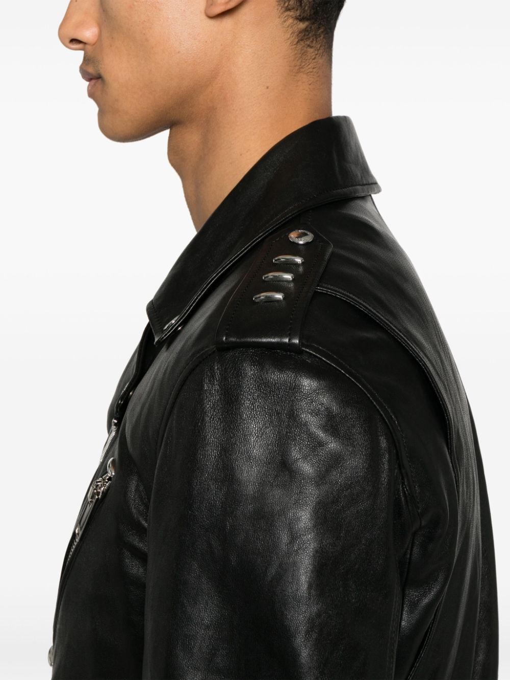 Alexander McQueen Jackets Black 817932Q5AOW1000 (Alexander McQUEEN / カジュアルジャケット・ベスト ) | Alexander McQUEEN (アレキサンダー・マックイーン)(1)