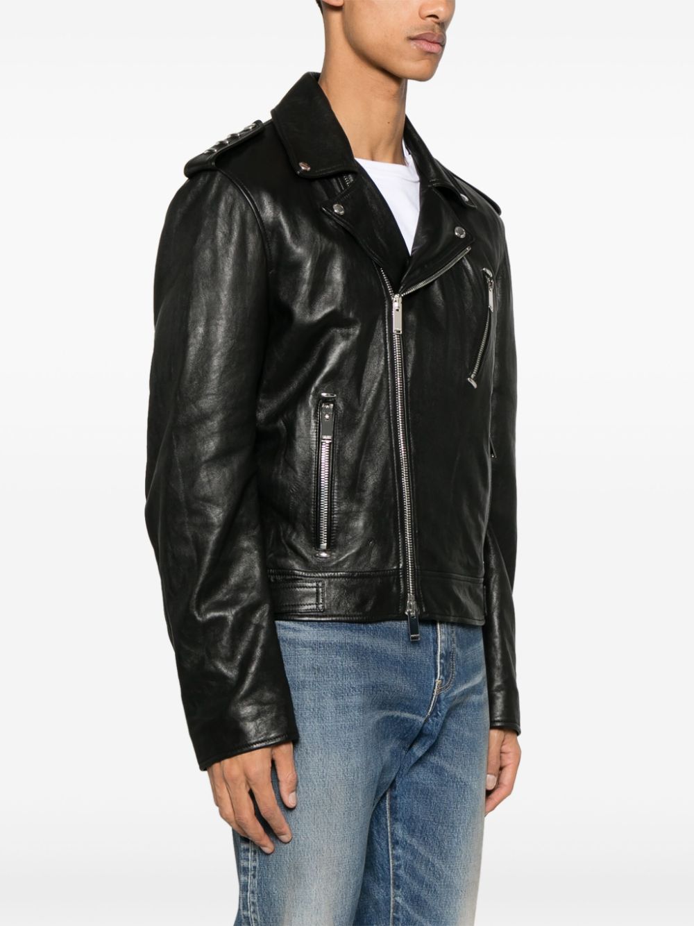 Alexander McQueen Jackets Black 817932Q5AOW1000 (Alexander McQUEEN / カジュアルジャケット・ベスト ) | Alexander McQUEEN (アレキサンダー・マックイーン)(4)