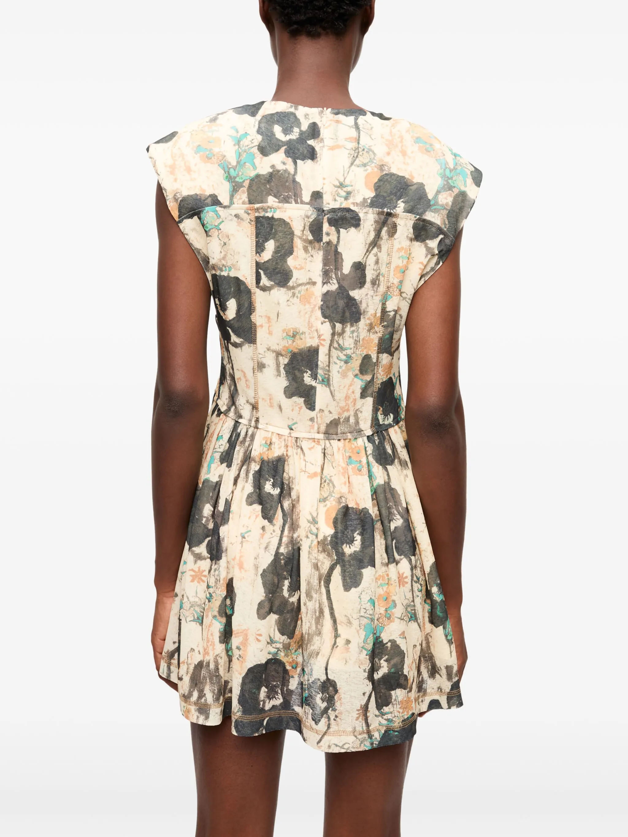 GANNI Dresses Beige T4132193 (GANNI / ワンピース・ドレス・オールインワン ) | GANNI (ガニー)(3)