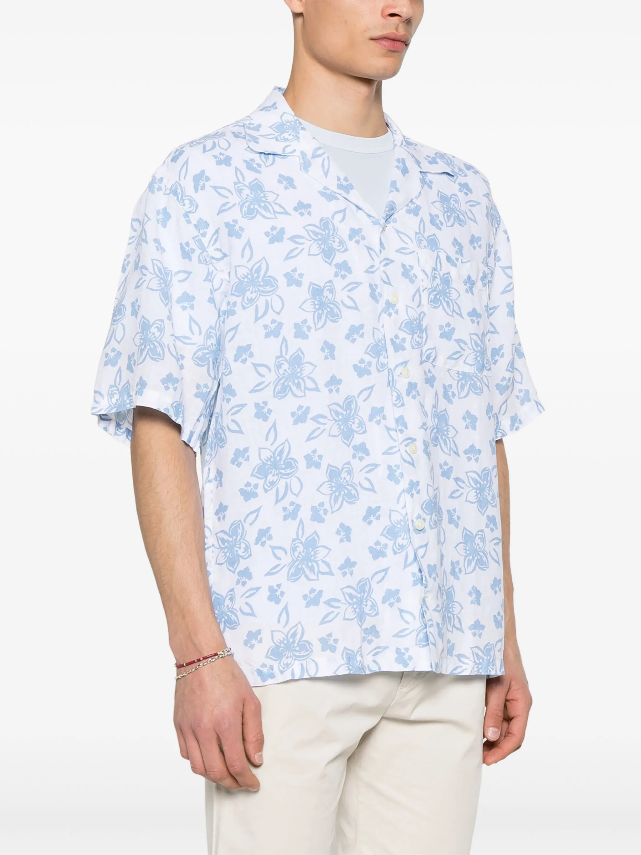 120% LINO Shirts White 32ALIM19L3000G325000000250 (120% lino / シャツ・ブラウス ) | 120% lino (120% リノ)(2)
