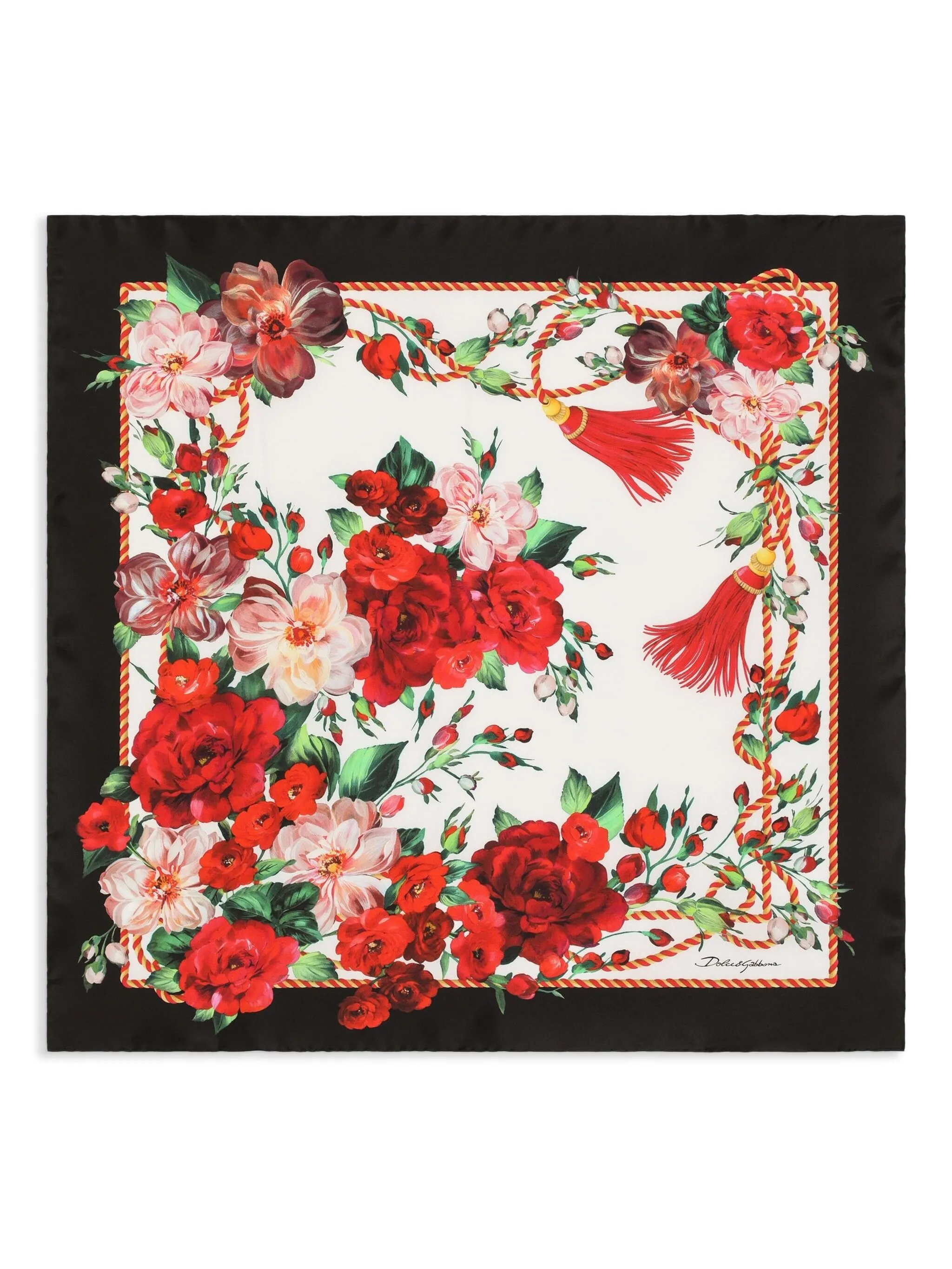 DOLCE &GABBANA カバン用スカーフ レディース スカーフ：カシミヤ、シルク製 | ドルチェ＆ガッバーナ®