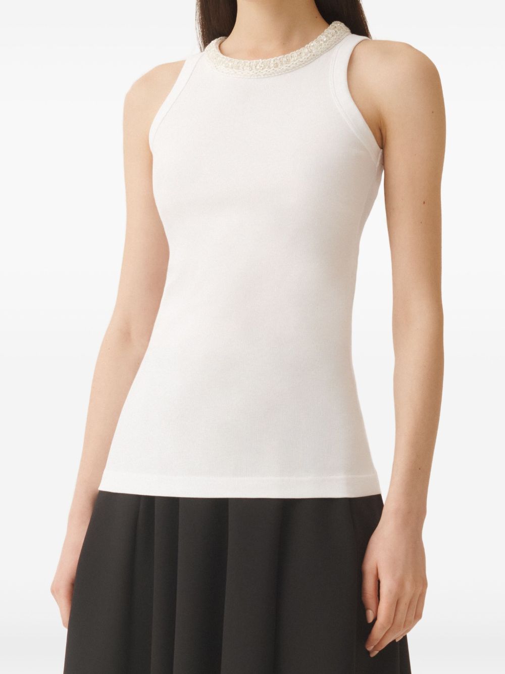 Fabiana Filippi T-shirts and Polos White JED275F604L454VR1 (FABIANA FILIPPI / タンクトップ・キャミソール ) | FABIANA FILIPPI (ファビアナフィリッピ)(4)