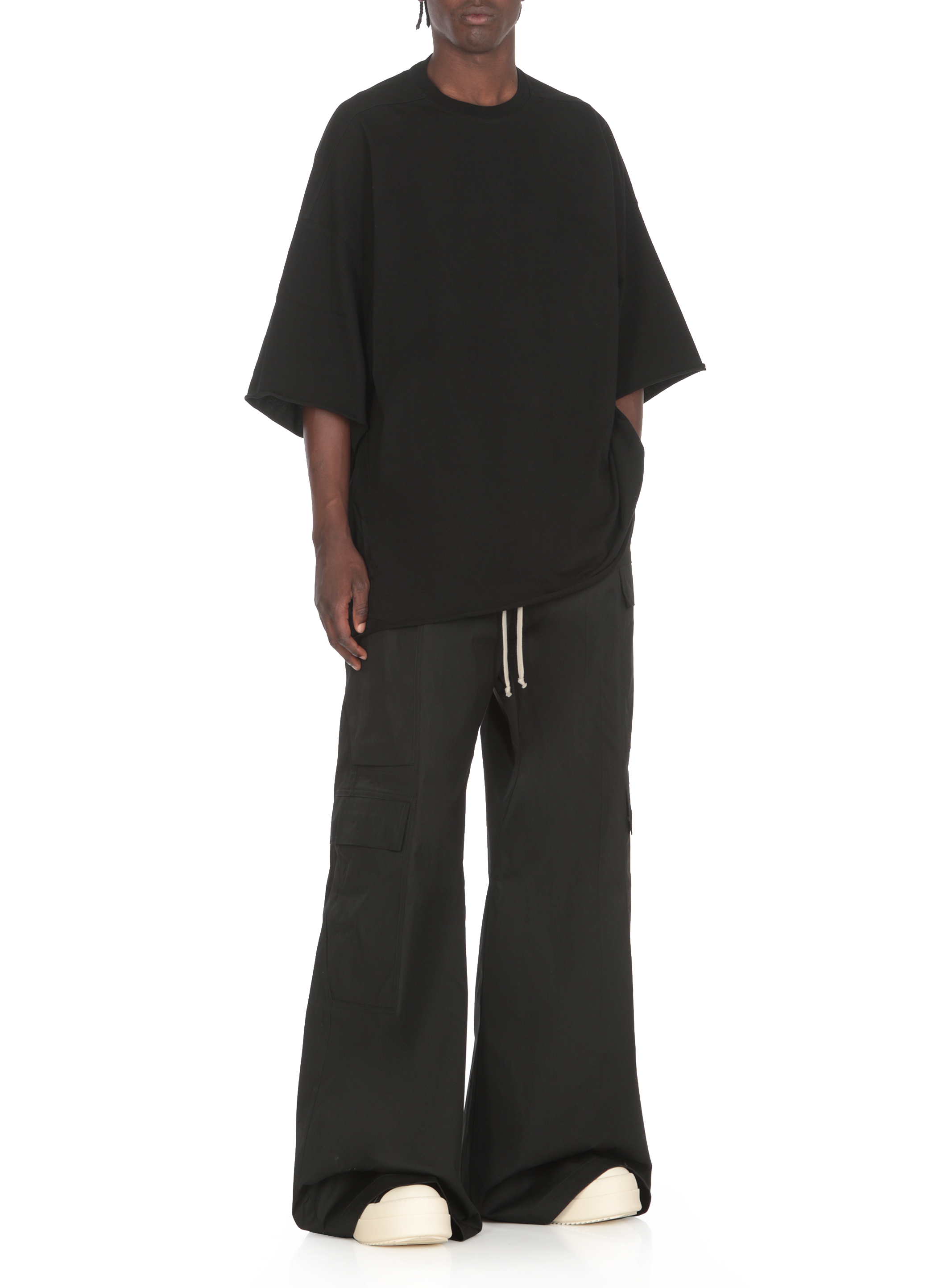Rick Owens T-shirts and Polos Black RU02D6283JA09 (Rick Owens / Tシャツ・カットソー ) | Rick Owens (リック オウエンス)(1)