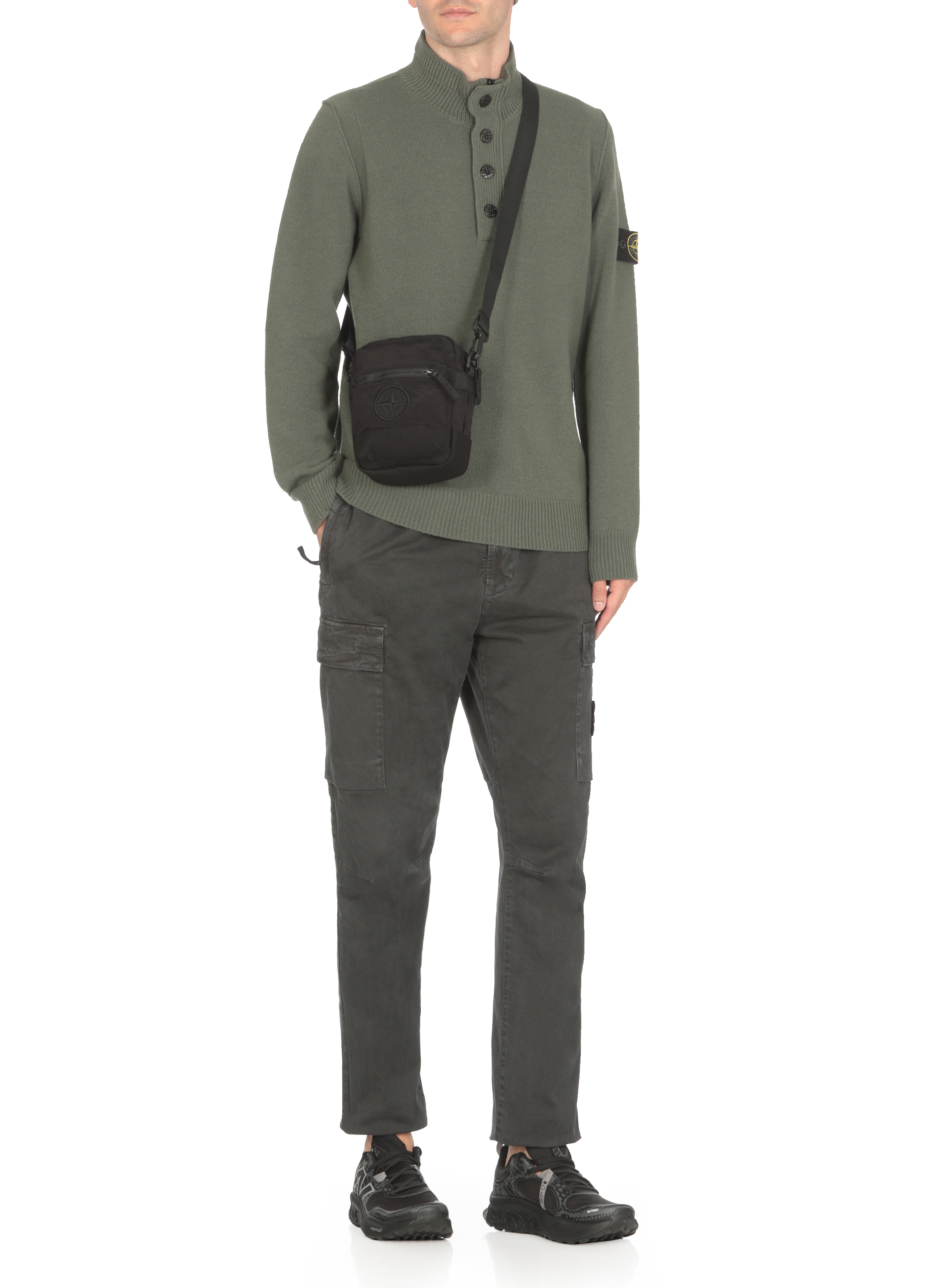 Stone Island Bags.. Black MO811590876V0029 (STONE ISLAND / ハンドバッグ・ショルダーバッグ ) | STONE ISLAND (ストーンアイランド)(5)