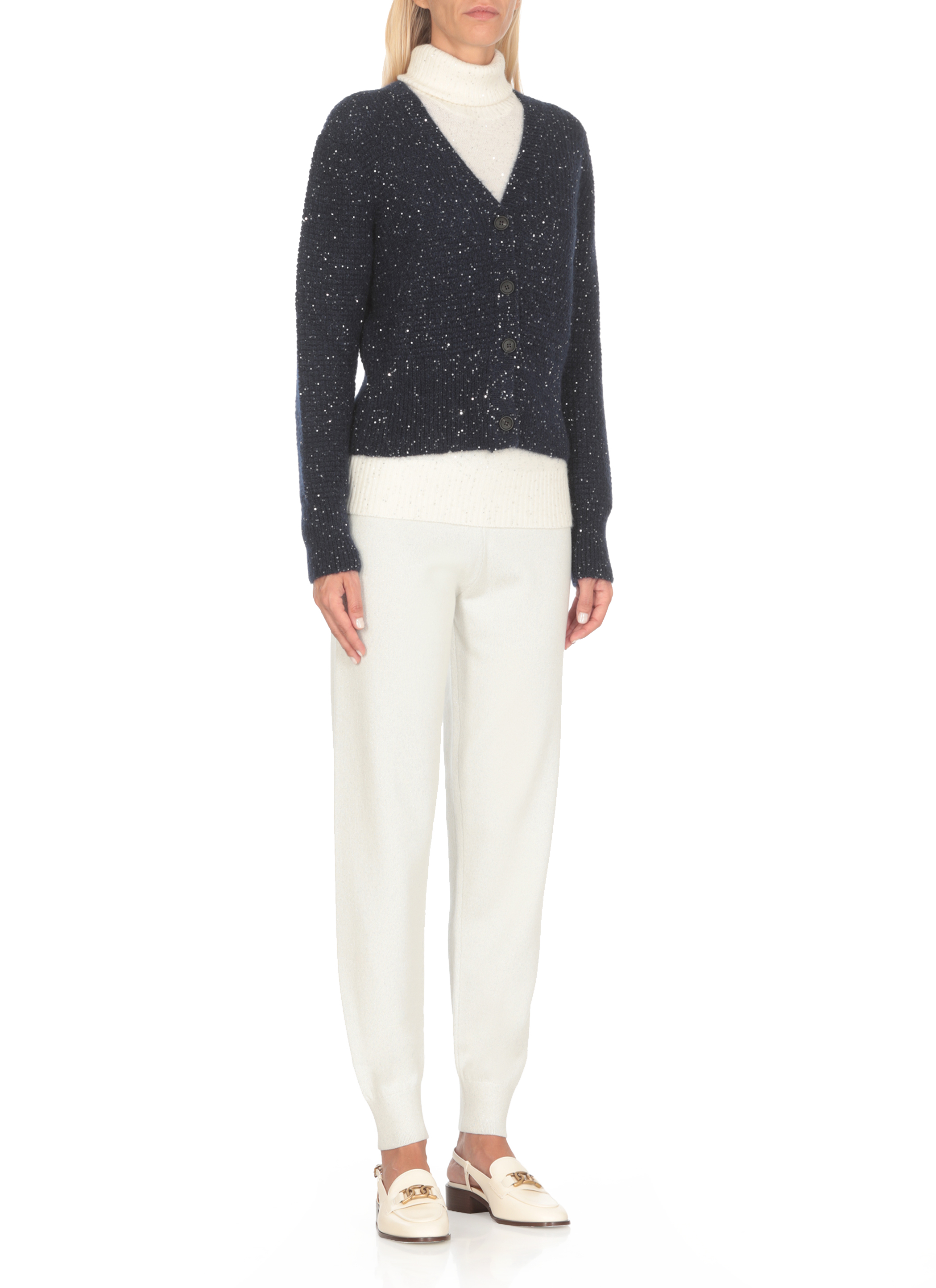 Fabiana Filippi Sweaters Blue MAD214F096D7235146 (FABIANA FILIPPI / ニット・セーター・カーディガン ) | FABIANA FILIPPI (ファビアナフィリッピ)(2)