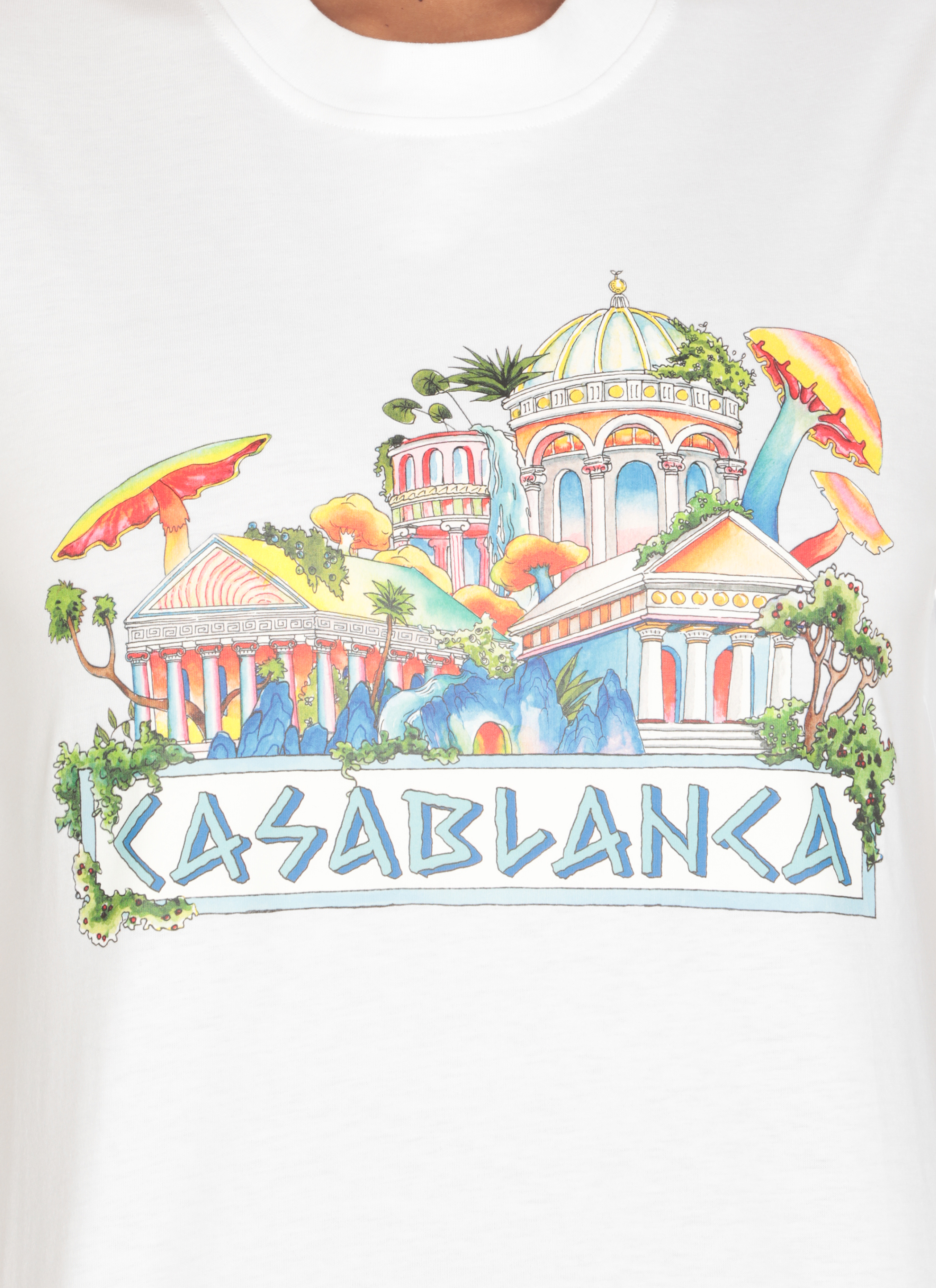 Casablanca T-shirts and Polos White WF24JTS00201THEROADTOKNOWLEDGE (Casablanca / Tシャツ・カットソー ) | Casablanca (カサブランカ)(4)