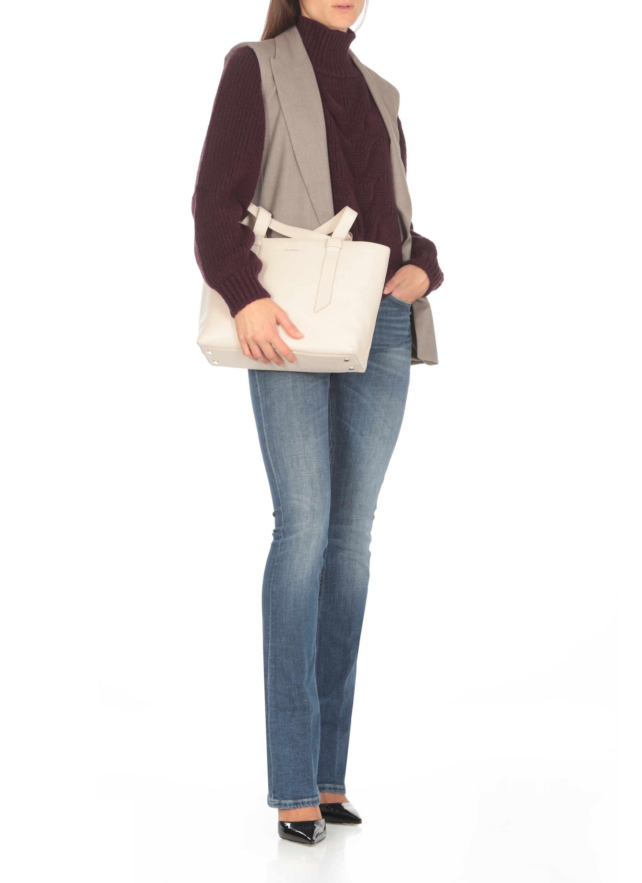 Coccinelle Bags.. White E1R1K110201MALORYN26 (COCCINELLE / トートバッグ ) | COCCINELLE (コチネレ)(1)