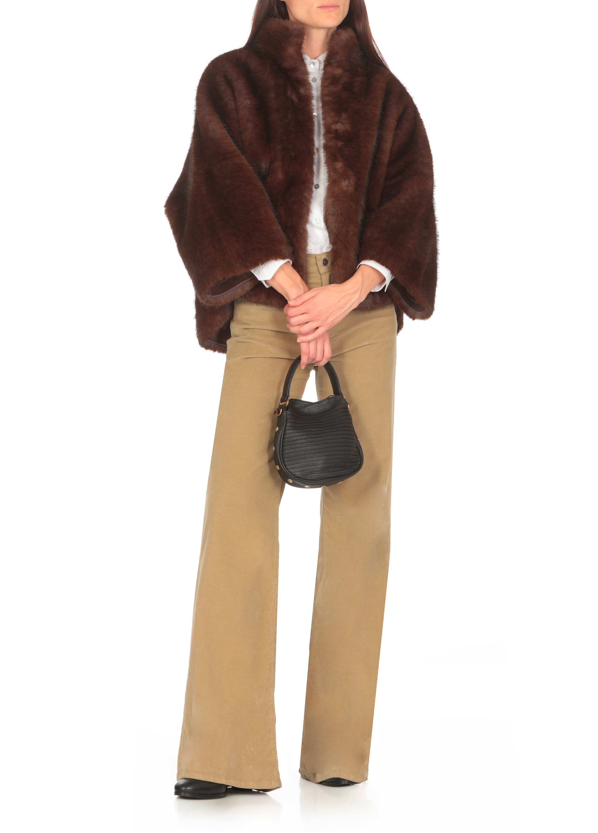 VALENTINI 1972 Coats Brown E2131ECOZIBELLINOCOCOA (VALENTINI 1972 / レザー&ファージャケット・コート ) | VALENTINI 1972 (ヴァレンティーニ 1972)(1)