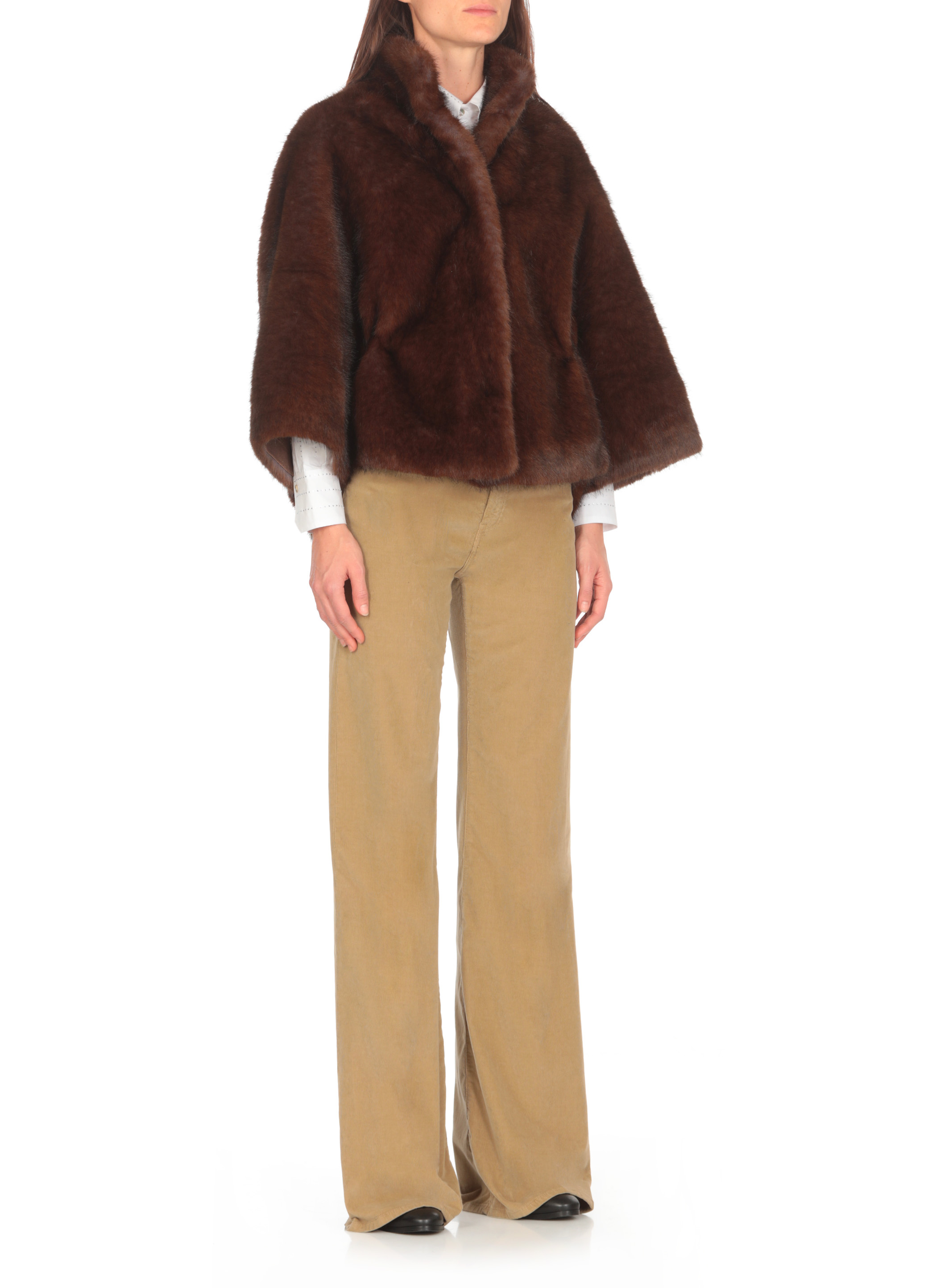 VALENTINI 1972 Coats Brown E2131ECOZIBELLINOCOCOA (VALENTINI 1972 / レザー&ファージャケット・コート ) | VALENTINI 1972 (ヴァレンティーニ 1972)(2)