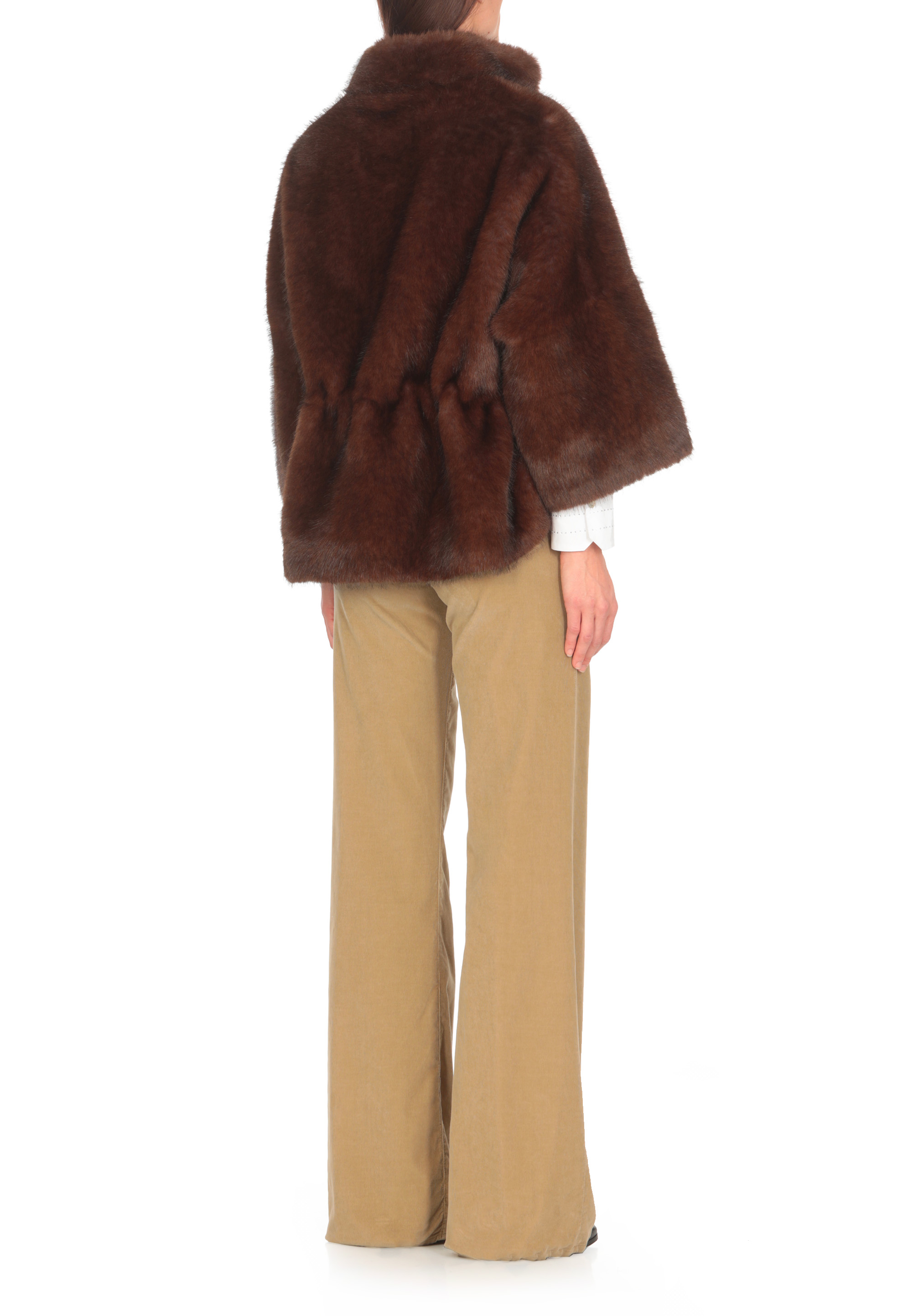 VALENTINI 1972 Coats Brown E2131ECOZIBELLINOCOCOA (VALENTINI 1972 / レザー&ファージャケット・コート ) | VALENTINI 1972 (ヴァレンティーニ 1972)(3)