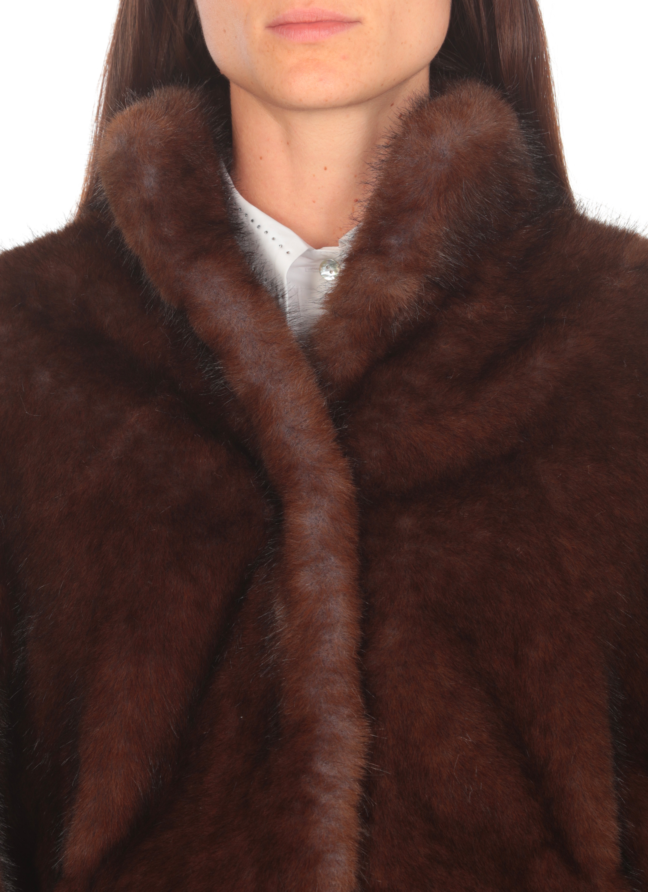 VALENTINI 1972 Coats Brown E2131ECOZIBELLINOCOCOA (VALENTINI 1972 / レザー&ファージャケット・コート ) | VALENTINI 1972 (ヴァレンティーニ 1972)(4)