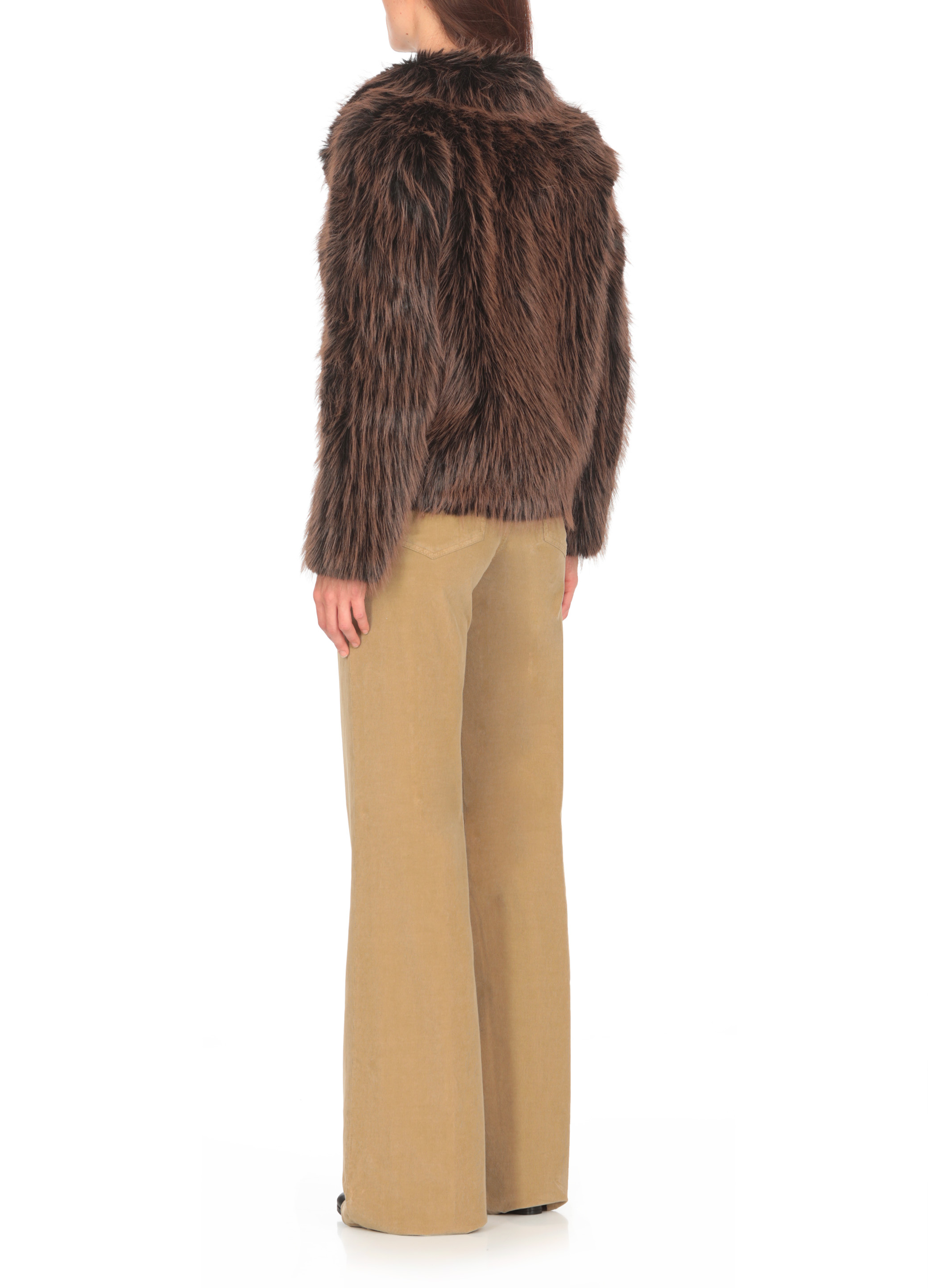 VALENTINI 1972 Coats Brown E2128ECOFOXCOCOA (VALENTINI 1972 / レザー&ファージャケット・コート ) | VALENTINI 1972 (ヴァレンティーニ 1972)(3)