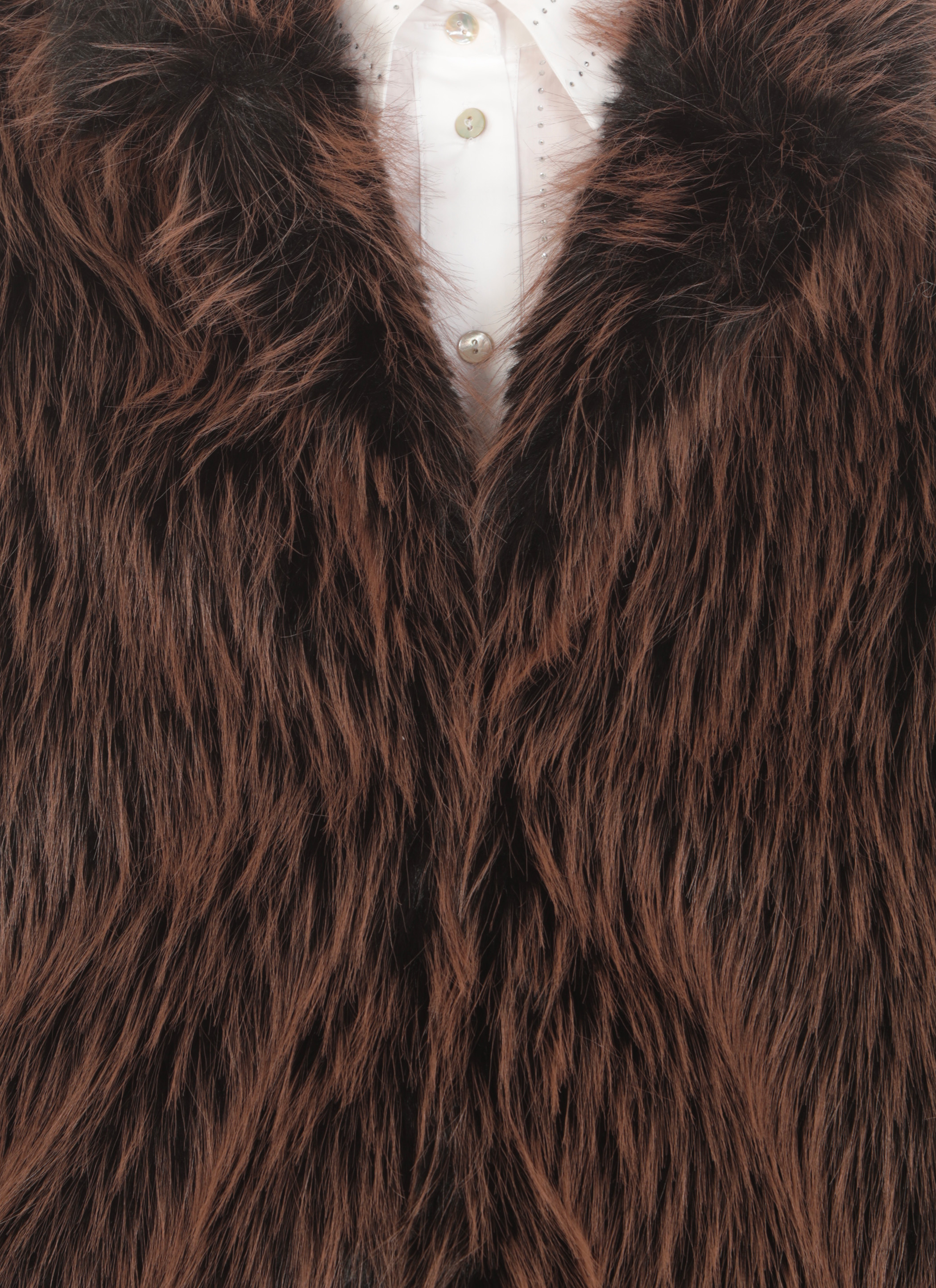 VALENTINI 1972 Coats Brown E2128ECOFOXCOCOA (VALENTINI 1972 / レザー&ファージャケット・コート ) | VALENTINI 1972 (ヴァレンティーニ 1972)(4)