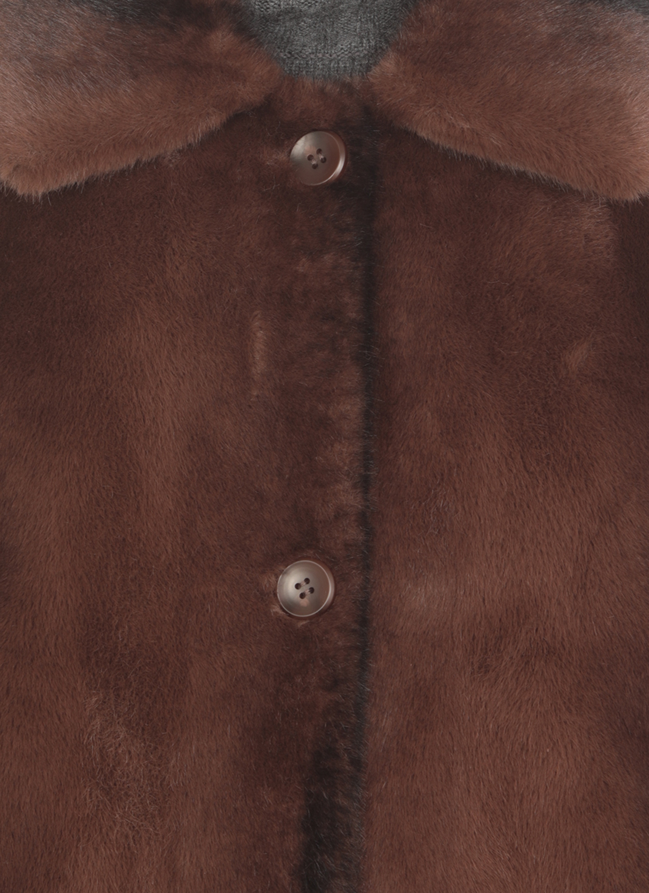 VALENTINI 1972 Coats Brown E2118ECOMINKDORSATOMOCA (VALENTINI 1972 / レザー&ファージャケット・コート ) | VALENTINI 1972 (ヴァレンティーニ 1972)(4)