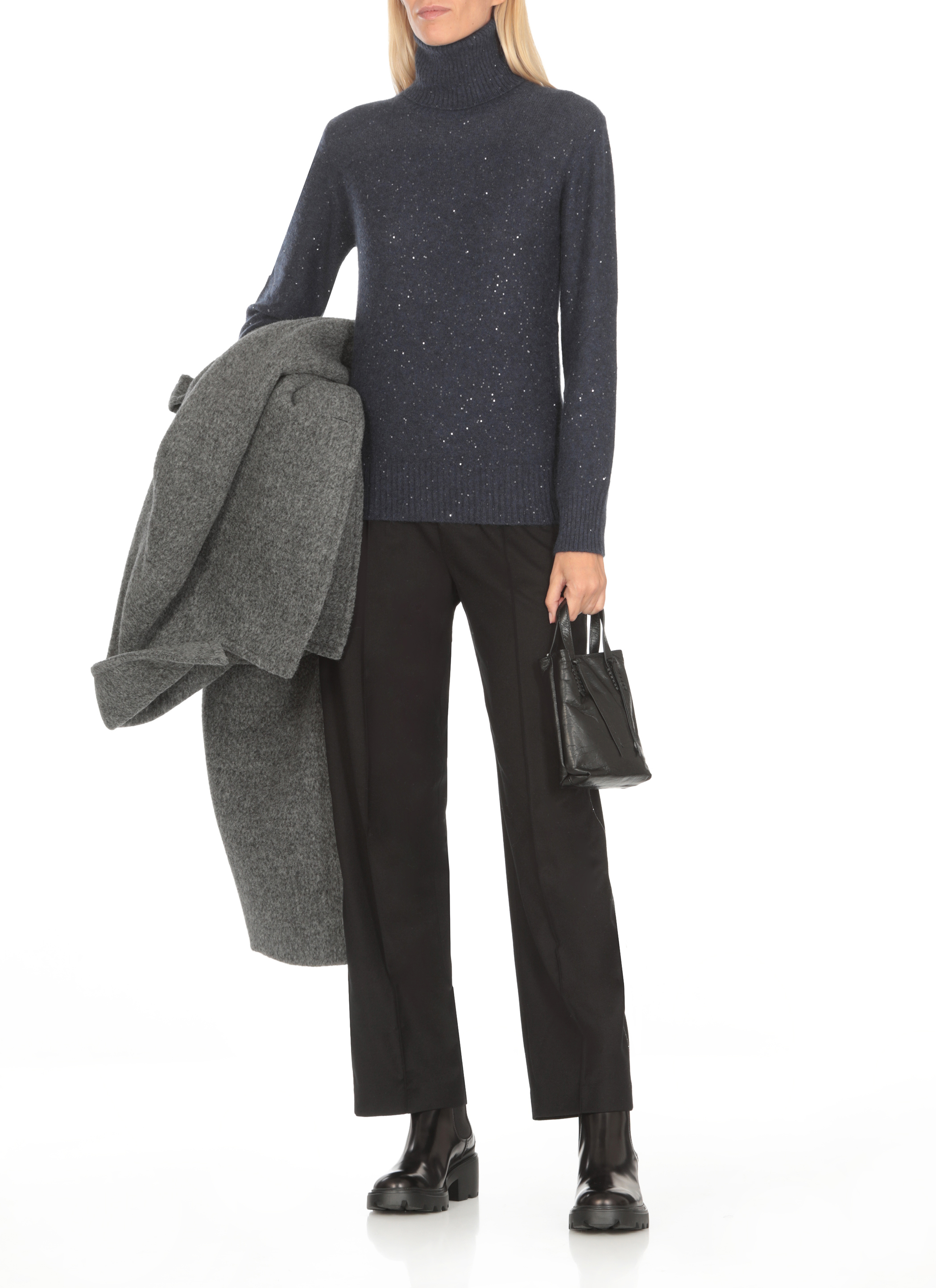 Fabiana Filippi Sweaters Blue MAD214F066D2965142 (FABIANA FILIPPI / ニット・セーター・カーディガン ) | FABIANA FILIPPI (ファビアナフィリッピ)(1)