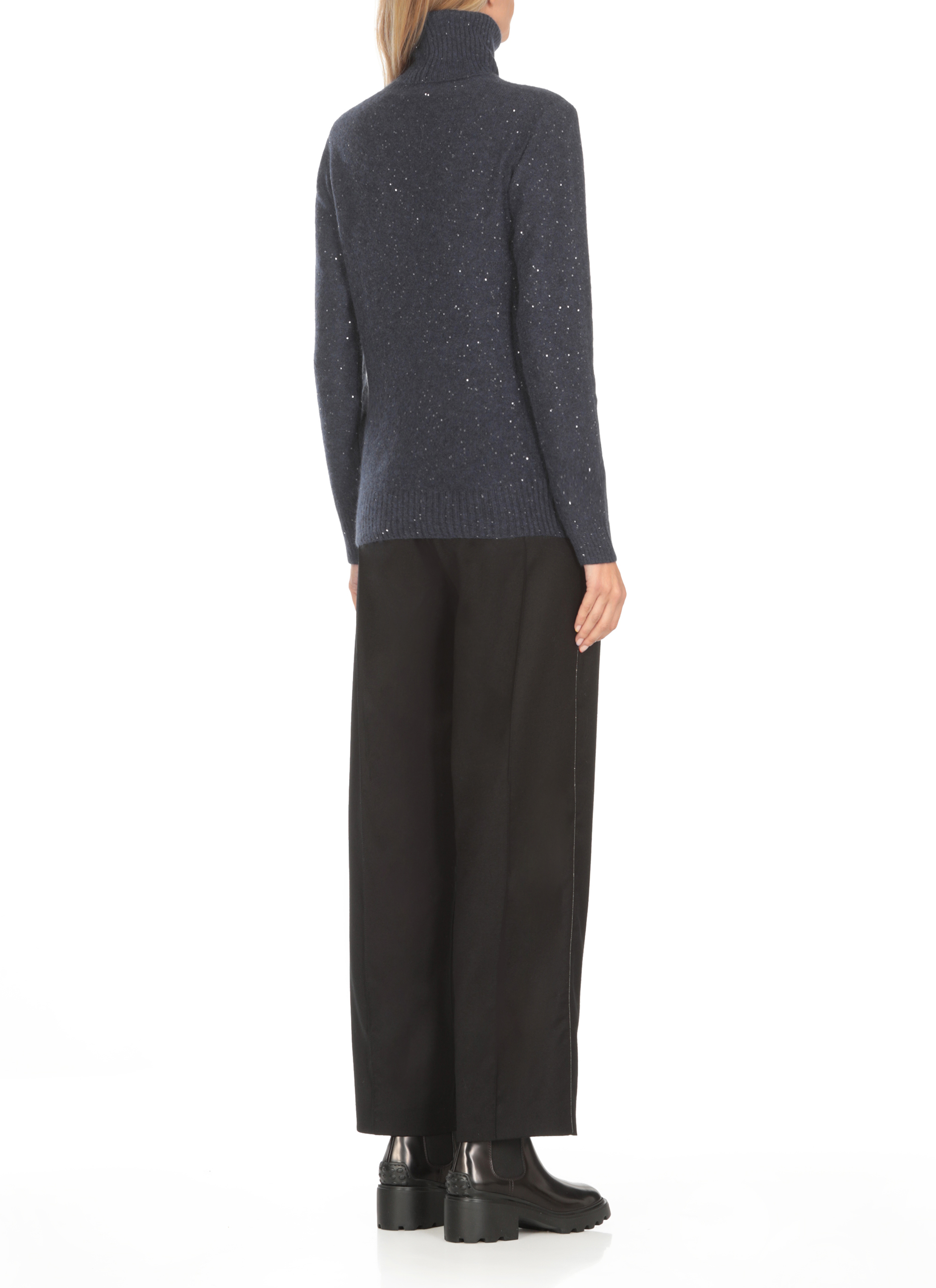 Fabiana Filippi Sweaters Blue MAD214F066D2965142 (FABIANA FILIPPI / ニット・セーター・カーディガン ) | FABIANA FILIPPI (ファビアナフィリッピ)(3)