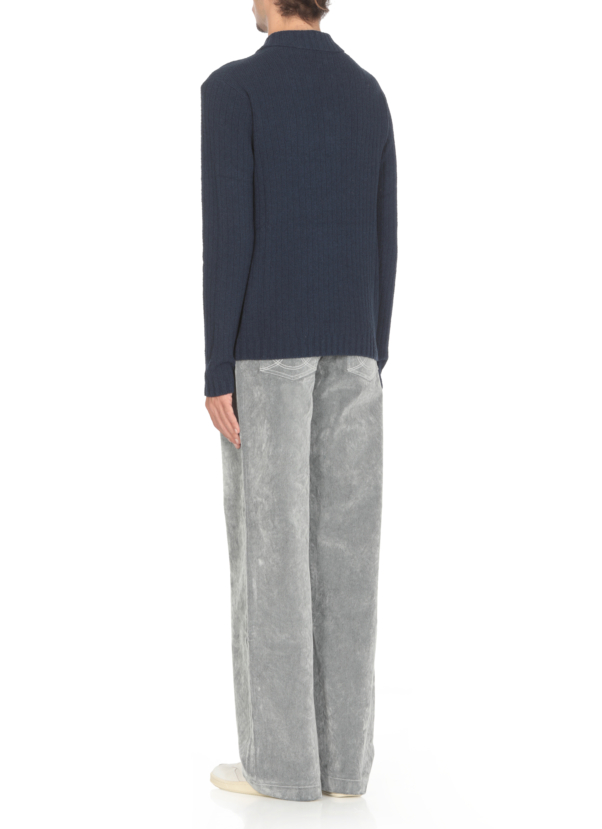 Casablanca T-shirts and Polos Blue MF24KW79801NAVY (Casablanca / ポロシャツ ) | Casablanca (カサブランカ)(3)