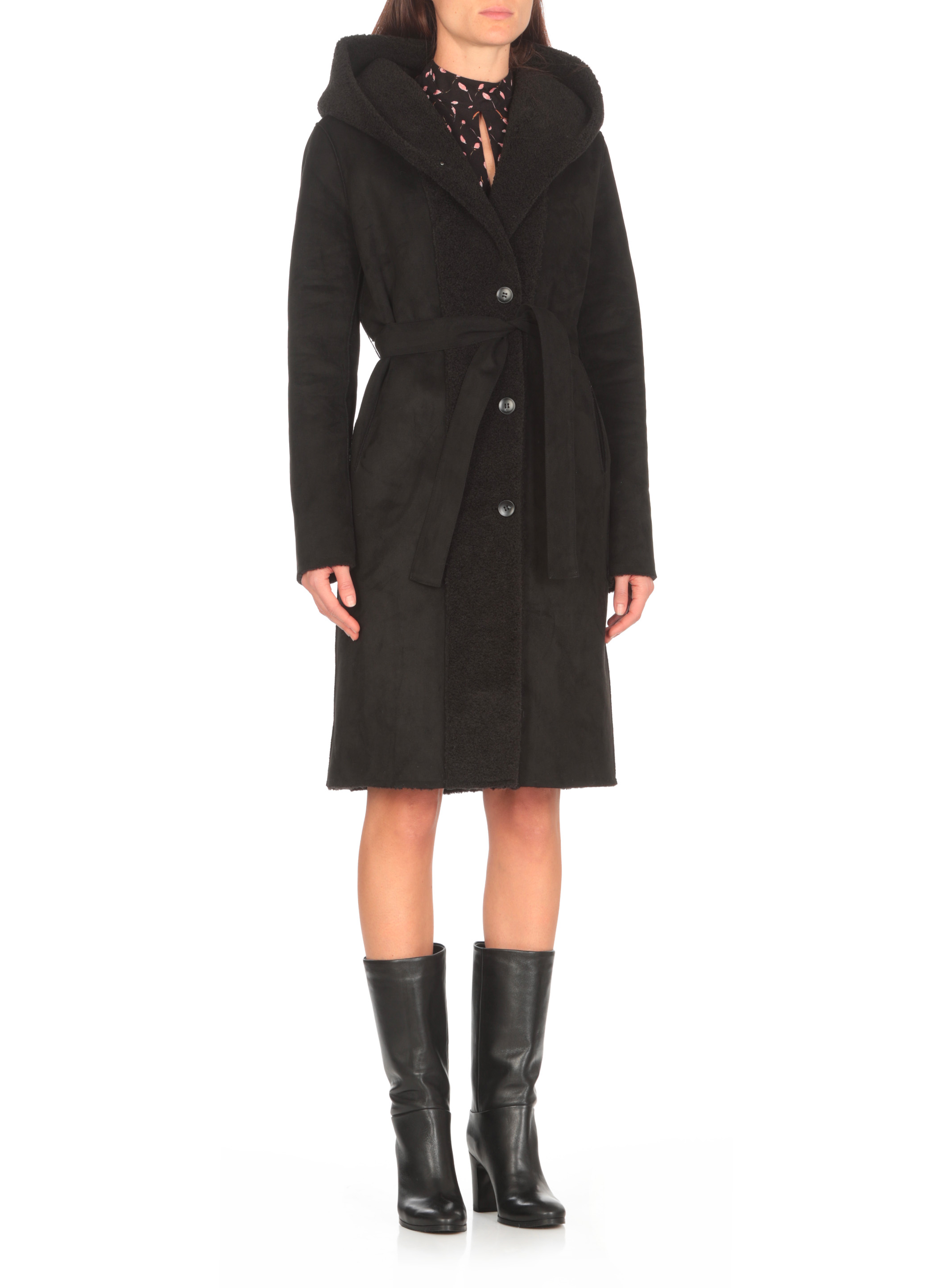 VALENTINI 1972 Coats Black E2135ECOMONTONECURLYBLK (VALENTINI 1972 / コート ) | VALENTINI 1972 (ヴァレンティーニ 1972)(2)