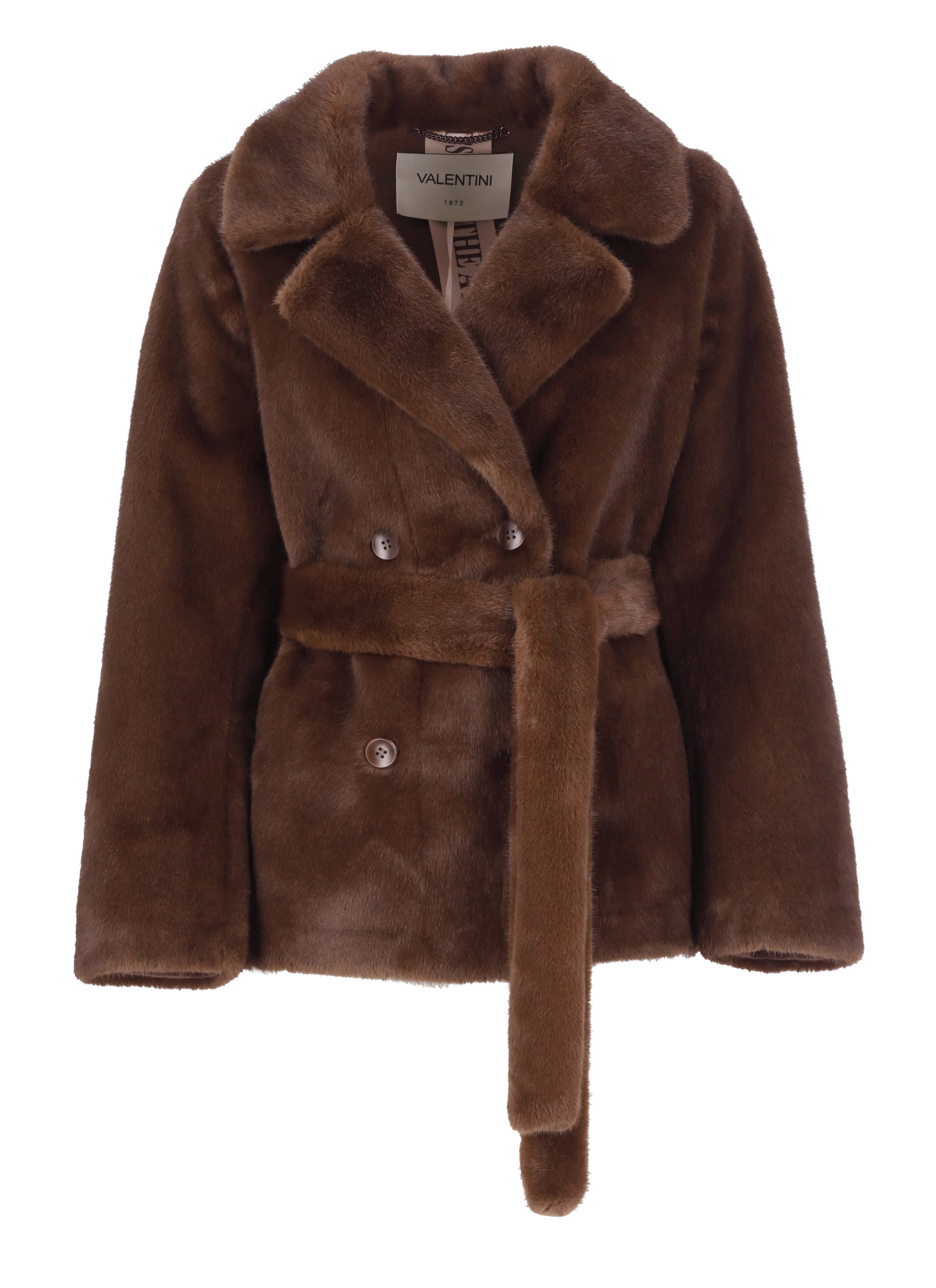 VALENTINI 1972 Coats Brown E2107ECOMINKCOCOA (VALENTINI 1972 / レザー&ファージャケット・コート ) | VALENTINI 1972 (ヴァレンティーニ 1972)