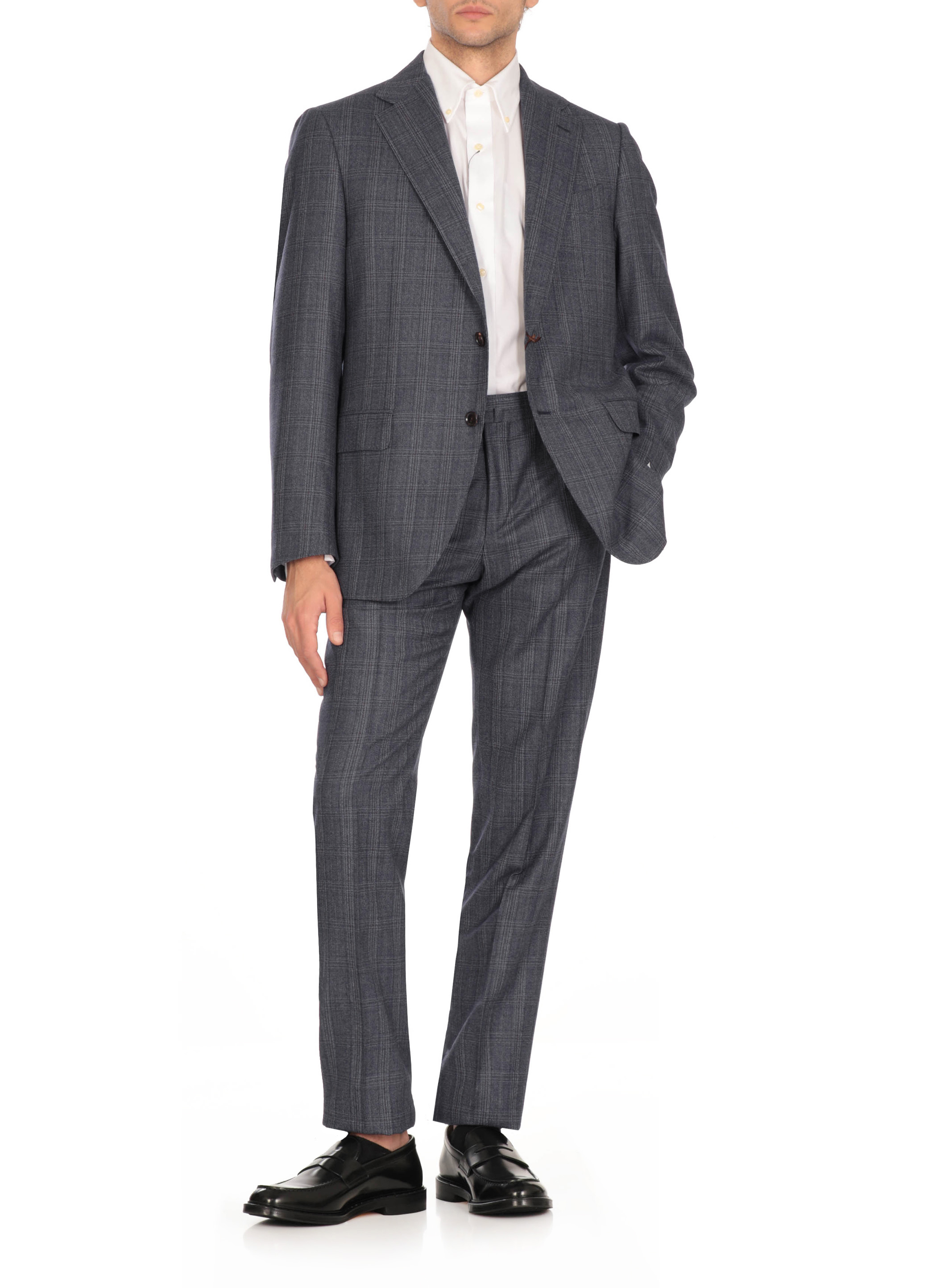 Caruso Suit Blue 220076LN10146 (CARUSO / スーツ ) | CARUSO (カルーゾ)(1)