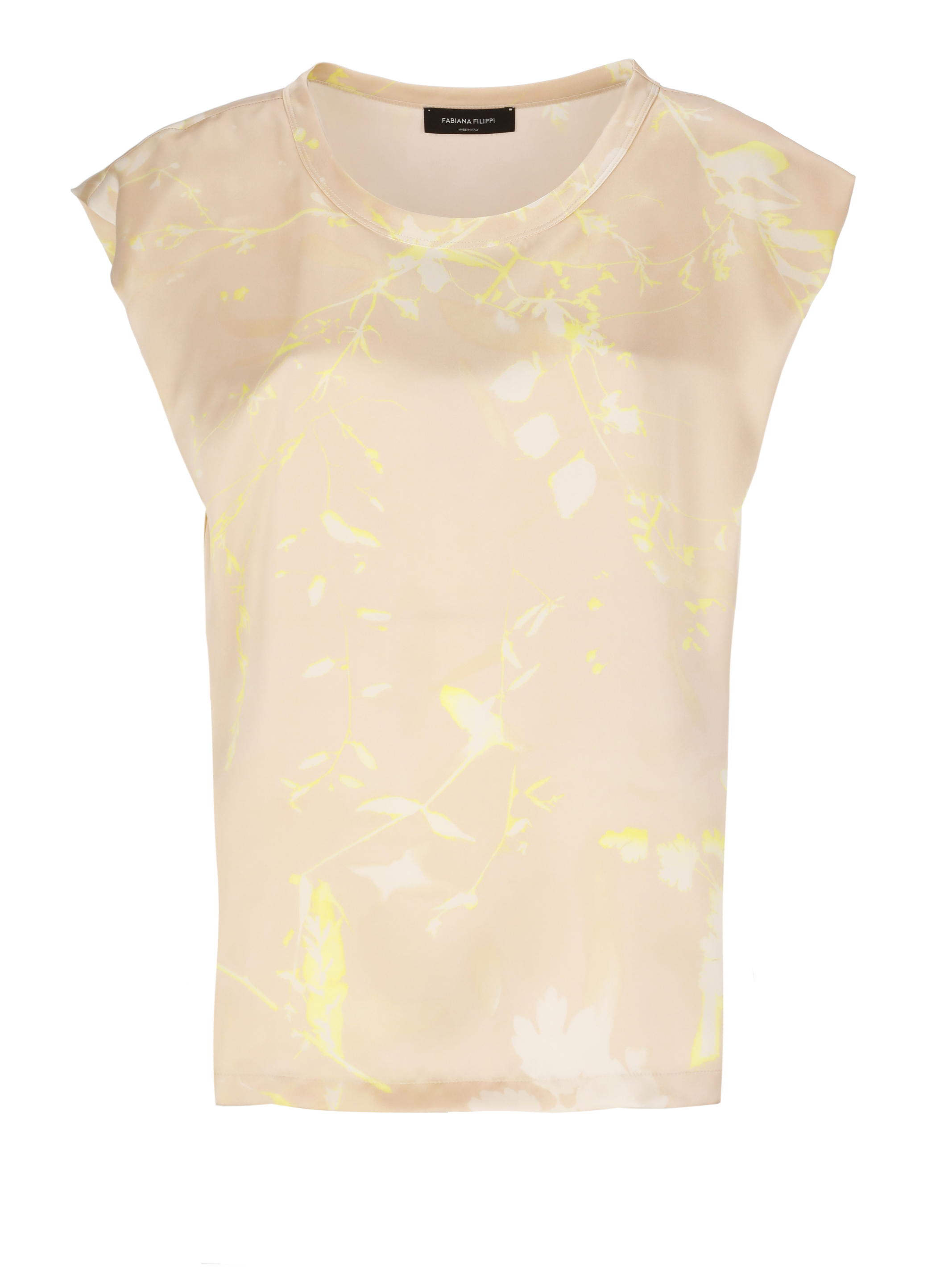 FABIANA FILIPPI 売れ筋商品|||ファビアナ フィリッピ Tシャツ トップス レディース Tops Yellow Fabiana Filippi Top Yellow (FABIANA FILIPPI/シャツ・ブラウス