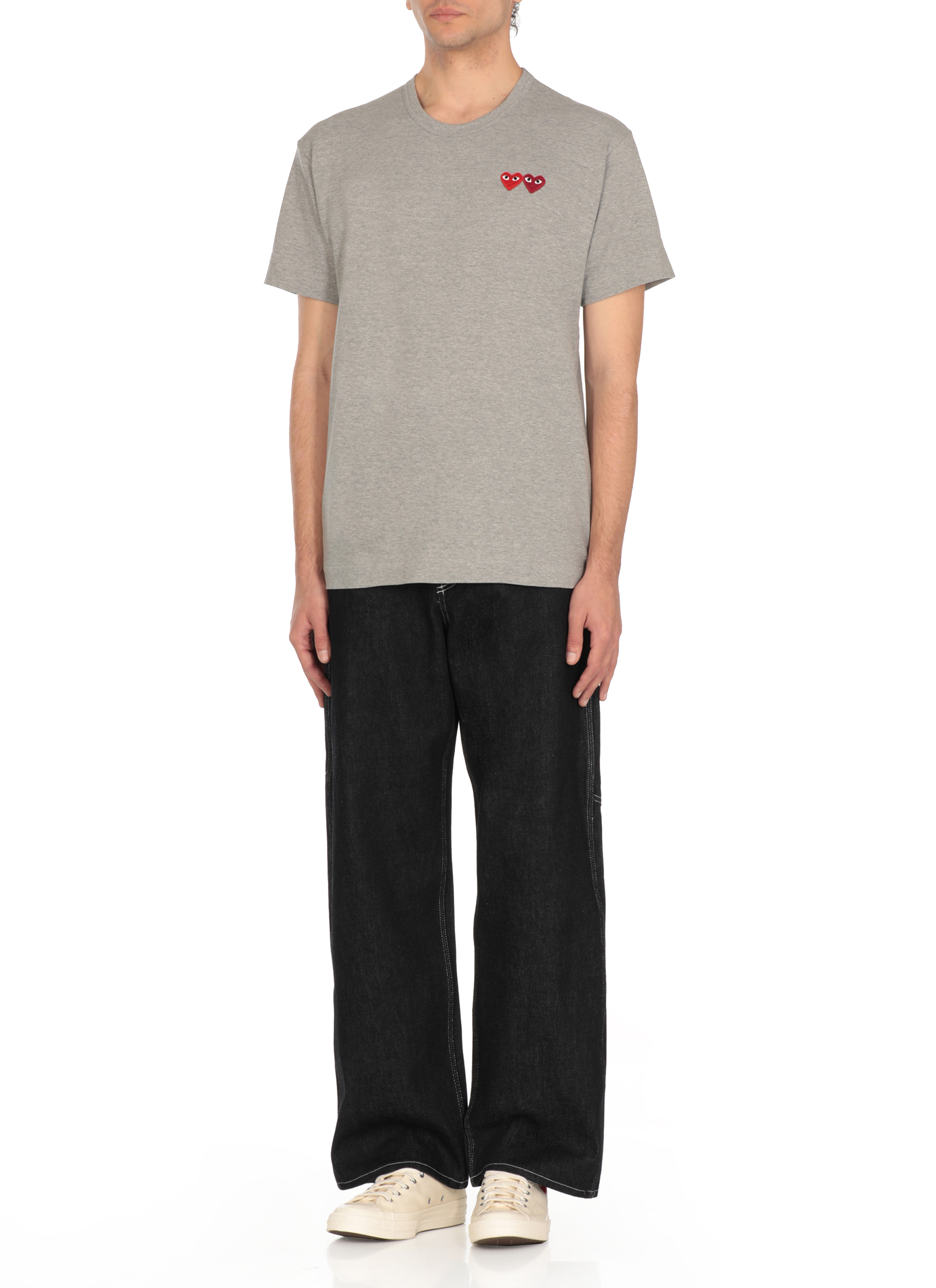 COMME DES GARCONS PLAY T-shirts and Polos Grey AXT2263 (PLAY Comme Des Garçons / Tシャツ・カットソー ) | PLAY Comme Des Garçons (プレイ コムデギャルソン)(2)