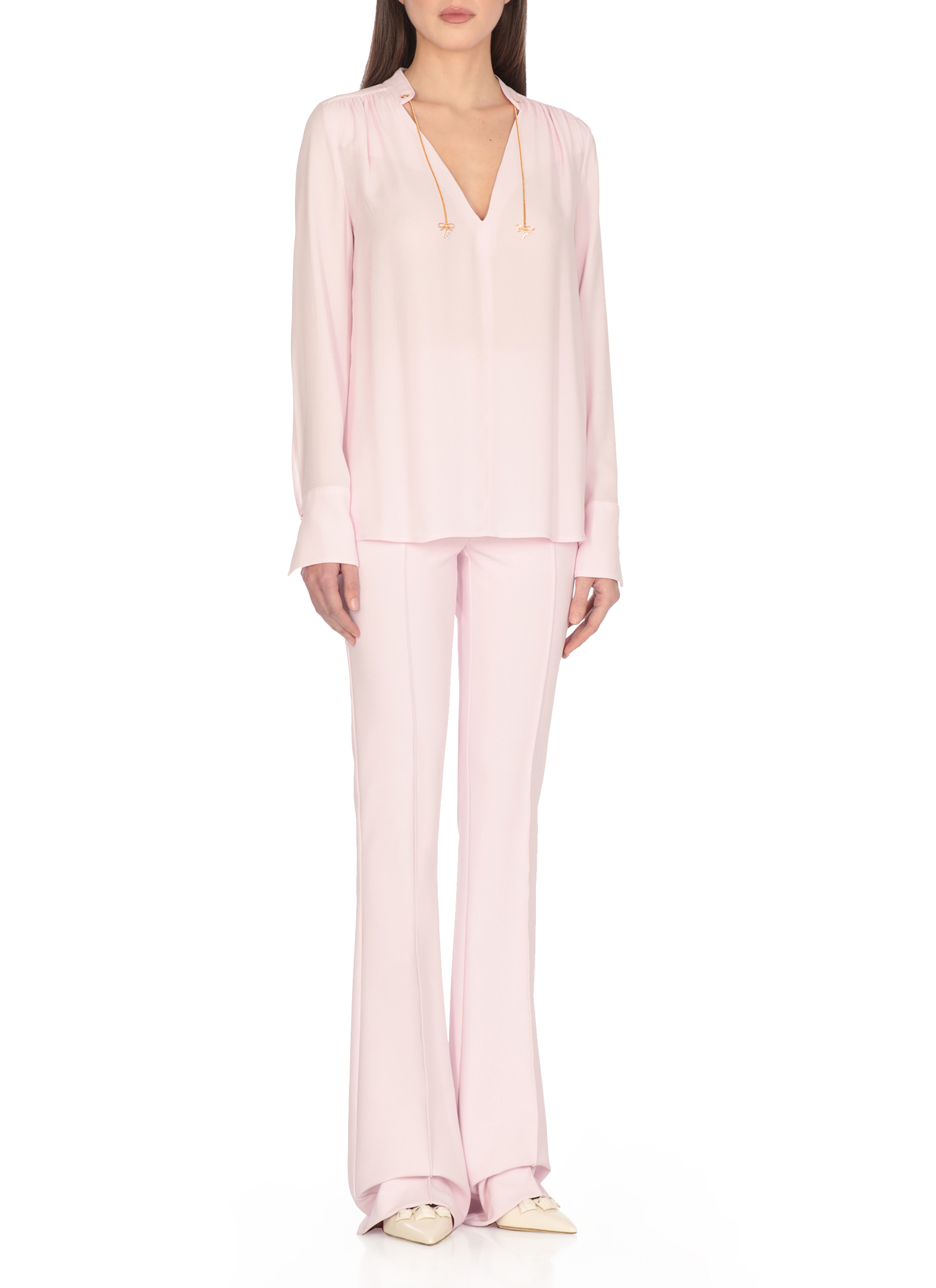 Elisabetta Franchi Shirts Pink CA08051E2544 (Elisabetta Franchi / シャツ・ブラウス ) | Elisabetta Franchi (エリザベッタ フランキ)(2)