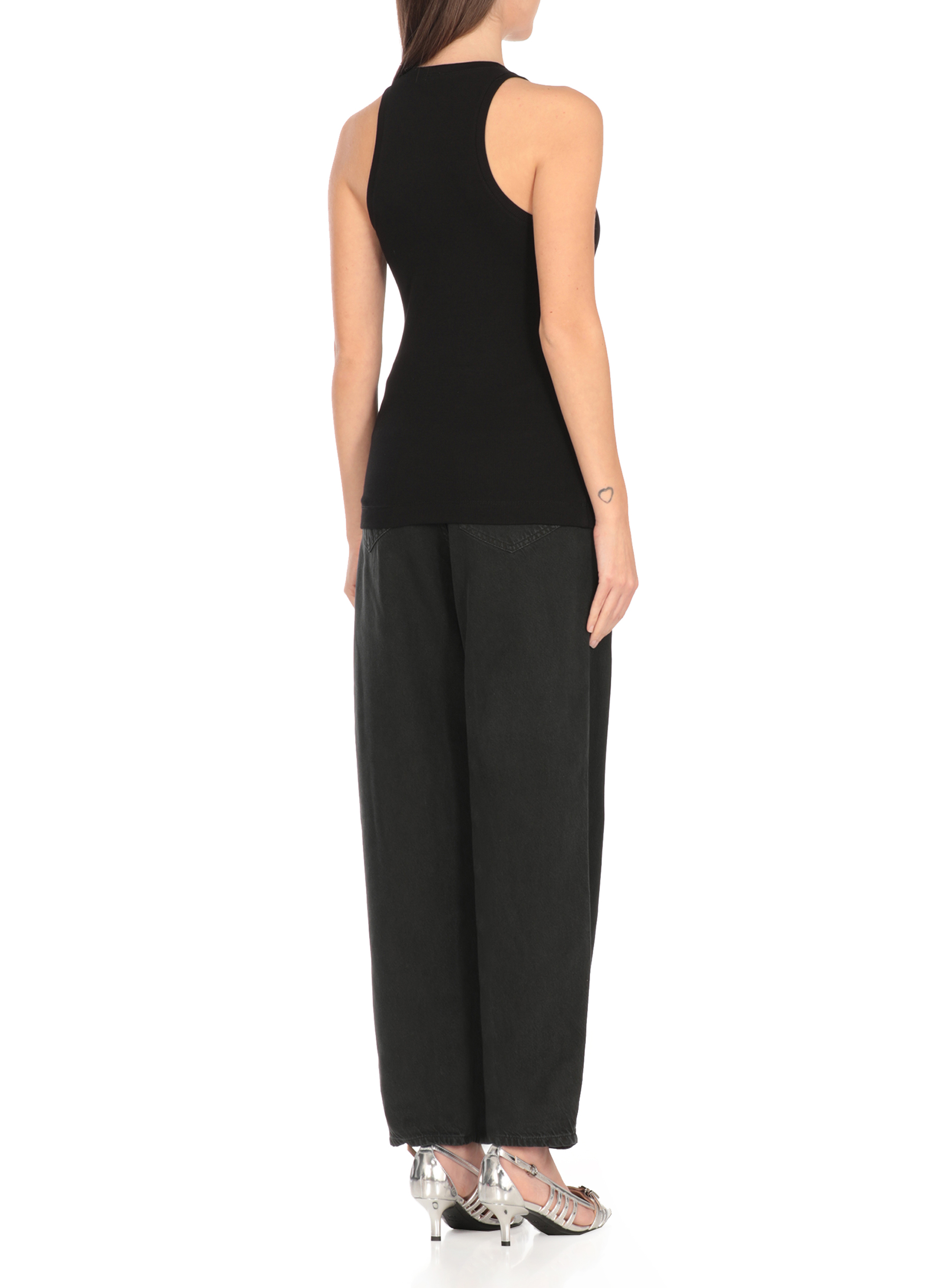 Pinko Top Black 100822A2C1Z99 (PINKO / タンクトップ・キャミソール ) | PINKO (ピンコ)(3)