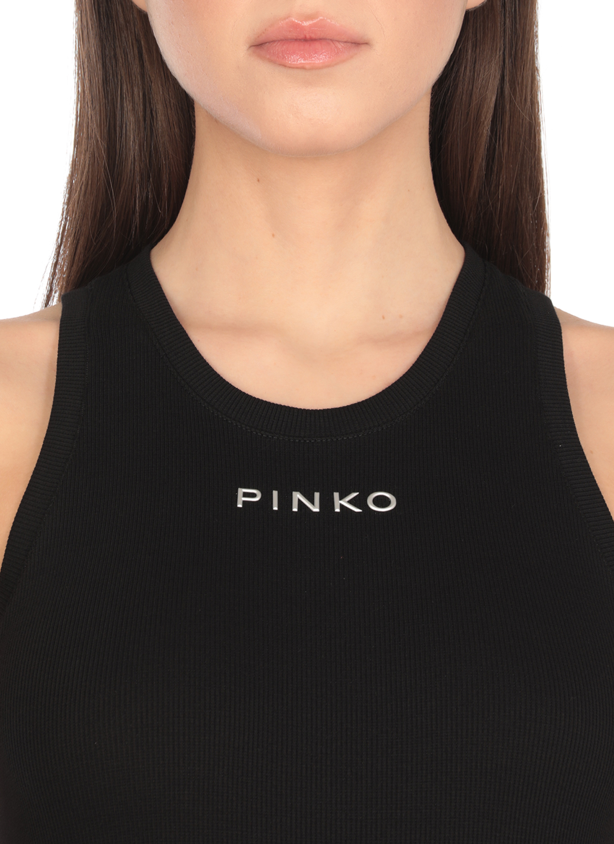 Pinko Top Black 100822A2C1Z99 (PINKO / タンクトップ・キャミソール ) | PINKO (ピンコ)(4)