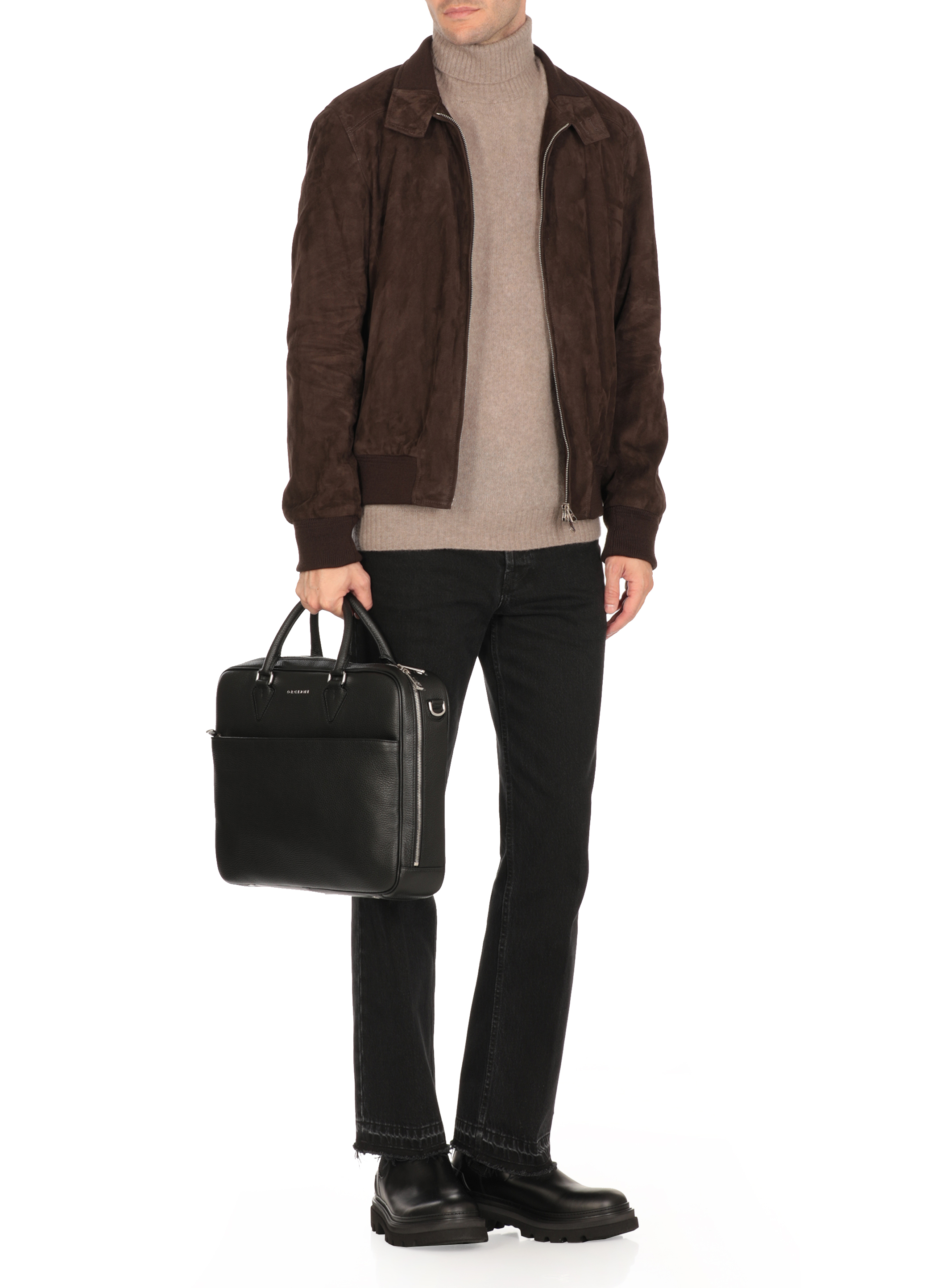Orciani Bags.. Black P00736MICNERO (ORCIANI / ハンドバッグ・ショルダーバッグ ) | ORCIANI (オルチアーニ)(5)