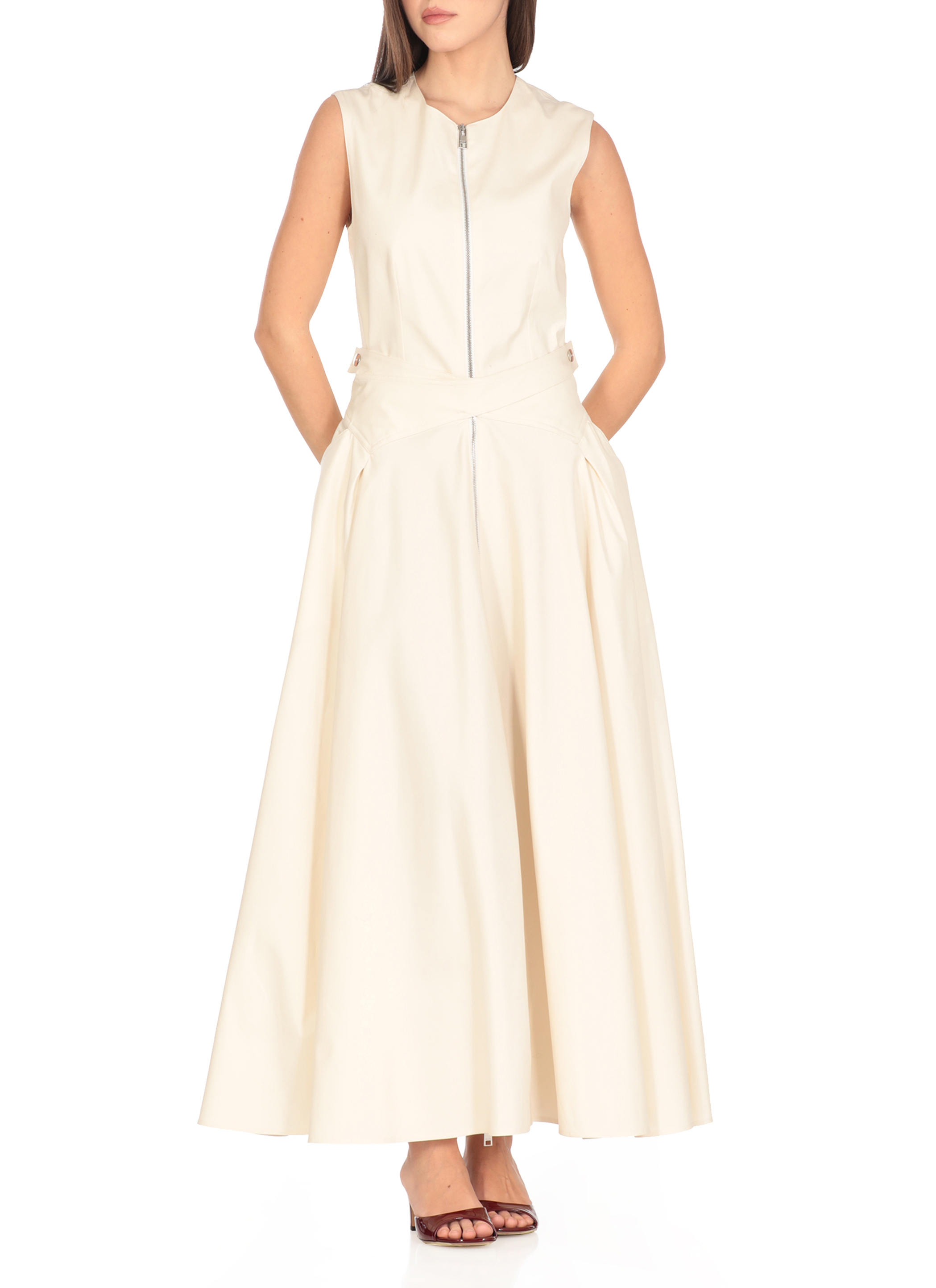 MSGM Dresses White 3841MDA2825713302 (MSGM / ワンピース・ドレス・オールインワン ) | MSGM (エムエスジーエム)(1)