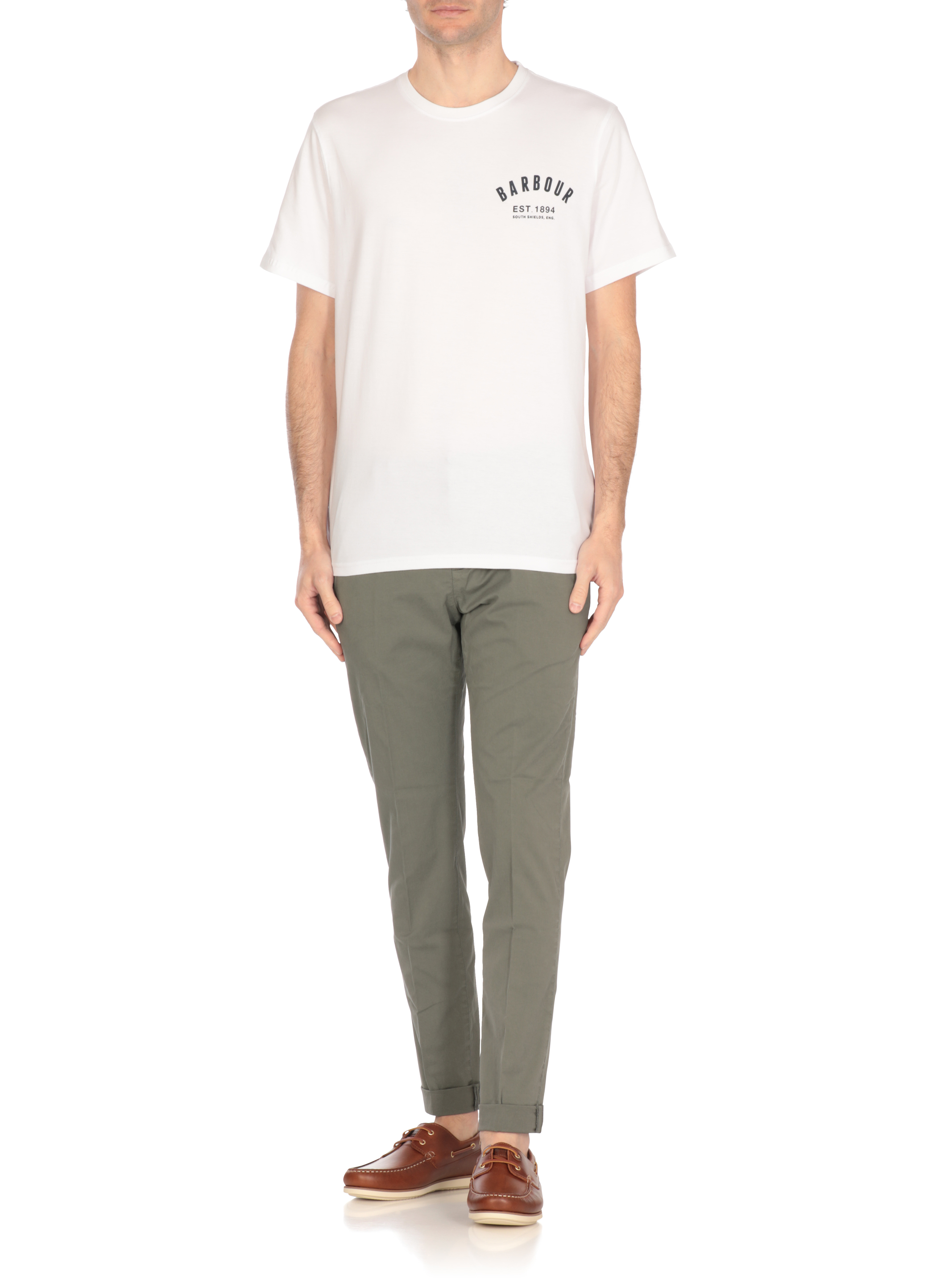 Barbour T-shirts and Polos White MTS0502MTSWH11 (Barbour / Tシャツ・カットソー ) | Barbour (バブアー)(2)