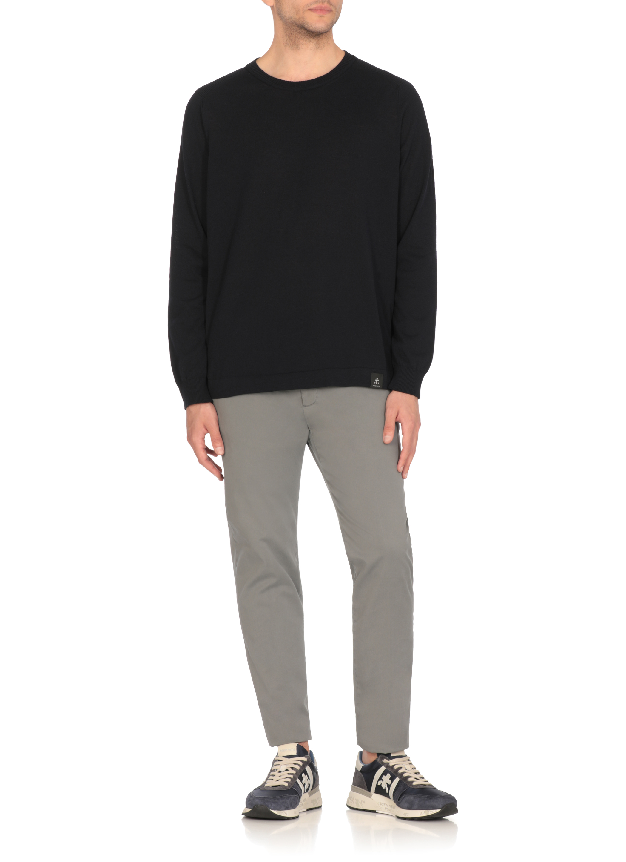 Premiata Sweaters Blue PMG13BLUENAVY (PREMIATA / ニット・セーター・カーディガン ) | PREMIATA (プレミアータ)(4)