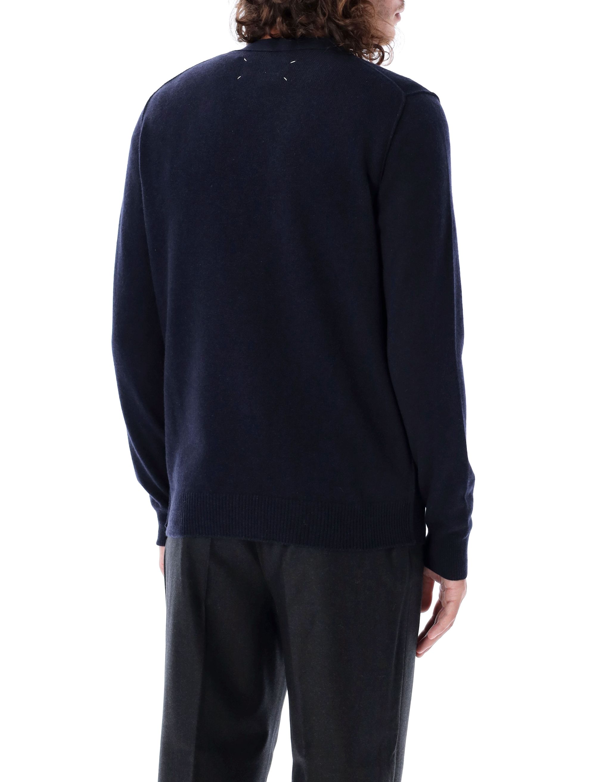 Maison Margiela Sweaters Blue SI1HA0011S17783511 (Maison Margiela / ニット・セーター・カーディガン ) | Maison Margiela (メゾン マルジェラ)(1)