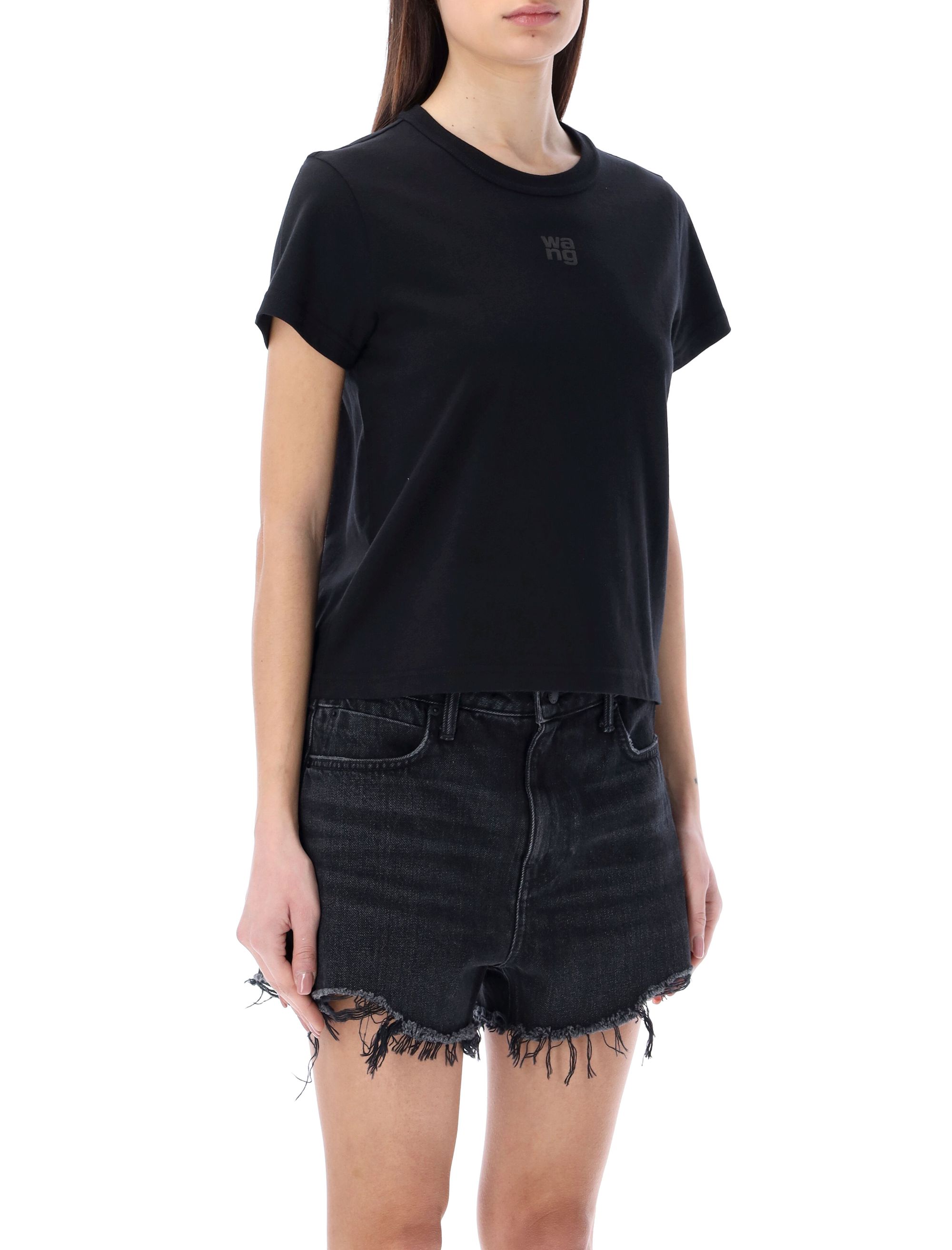 T by Alexander Wang T-shirts and Polos Black 4CC3221358C001 (alexanderwang.t / Tシャツ・カットソー ) | alexanderwang.t (アレキサンダーワン ティー)(3)