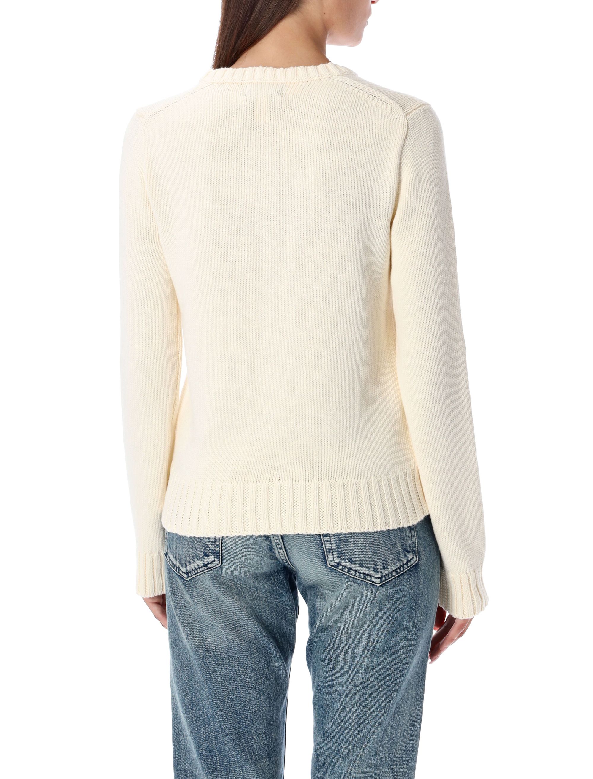 Polo Ralph Lauren Sweaters White 896939COTTONKNI002 (Polo Ralph Lauren / ニット・セーター・カーディガン ) | Polo Ralph Lauren (ポロ ラルフ ローレン)(1)