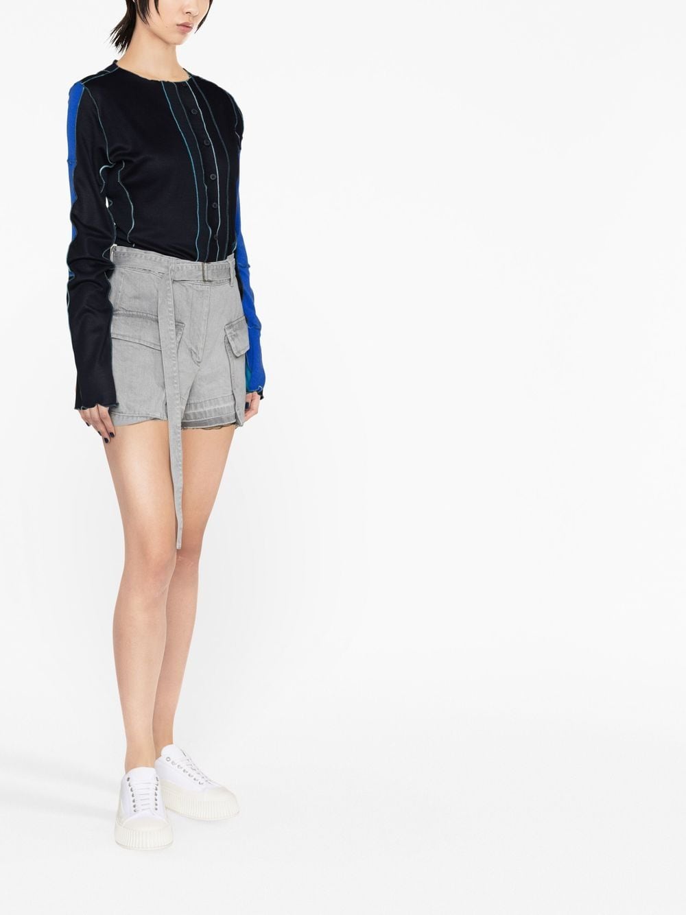 Sacai Shorts Grey 2306488301 (sacai / ショートパンツ ) | sacai (サカイ)(2)