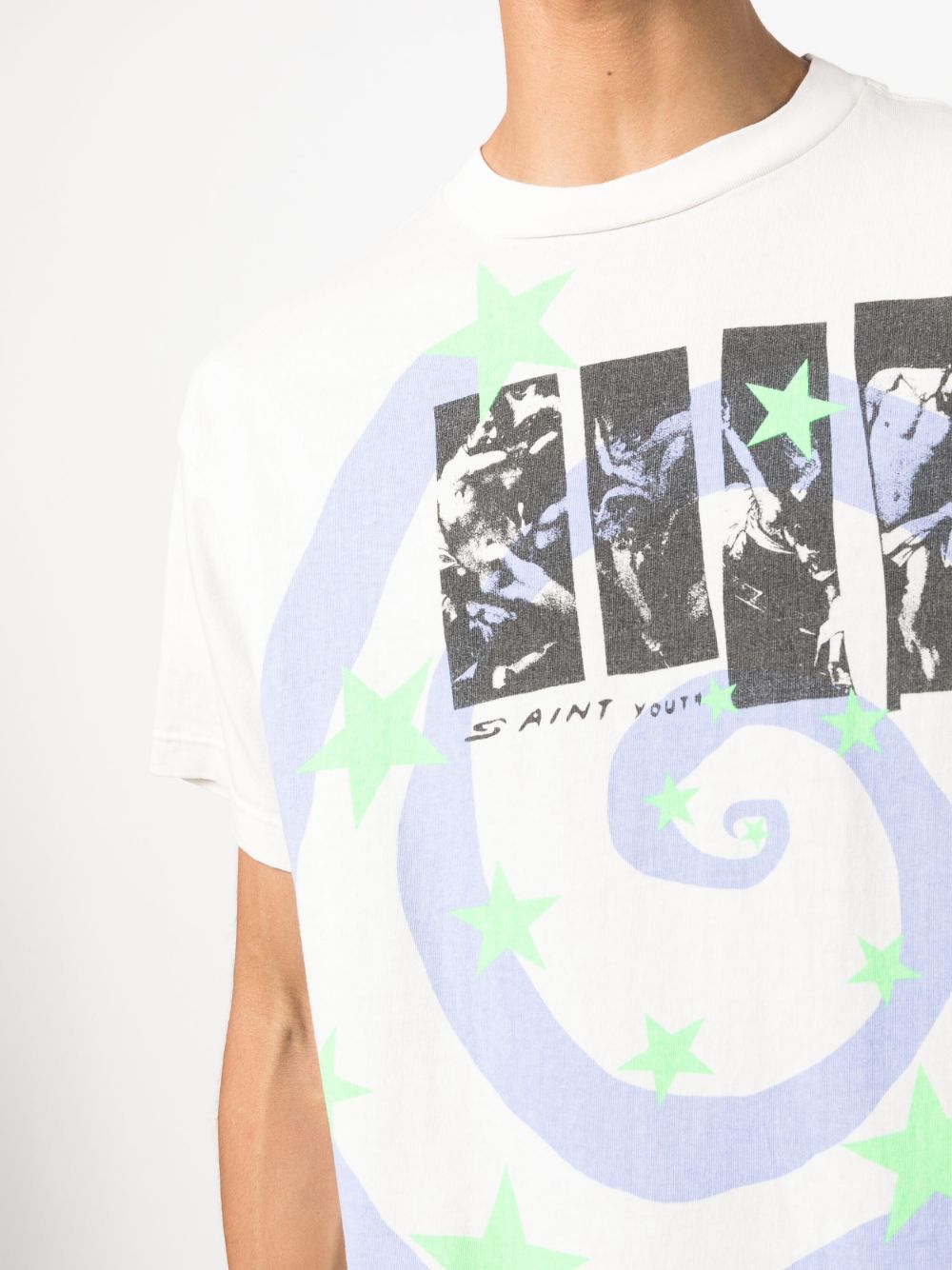 SAINT MXXXXXX T-shirts and Polos White SMS230000024WHITE (SAINT Mxxxxxx / Tシャツ・カットソー ) | SAINT Mxxxxxx (セント マイケル)(4)
