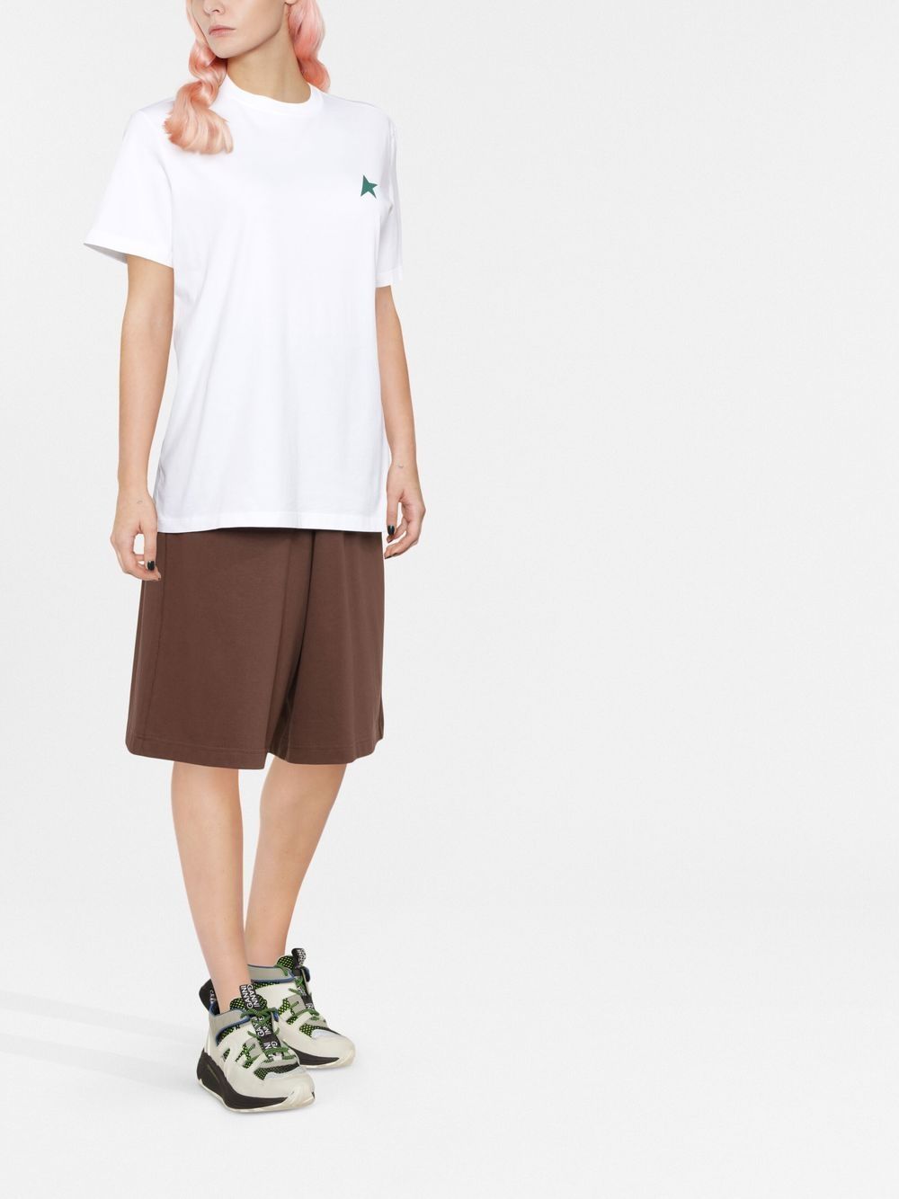 Golden Goose T-shirts and Polos Green GWP01220P00086511257 (Golden Goose / Tシャツ・カットソー ) | Golden Goose (ゴールデングース)(3)