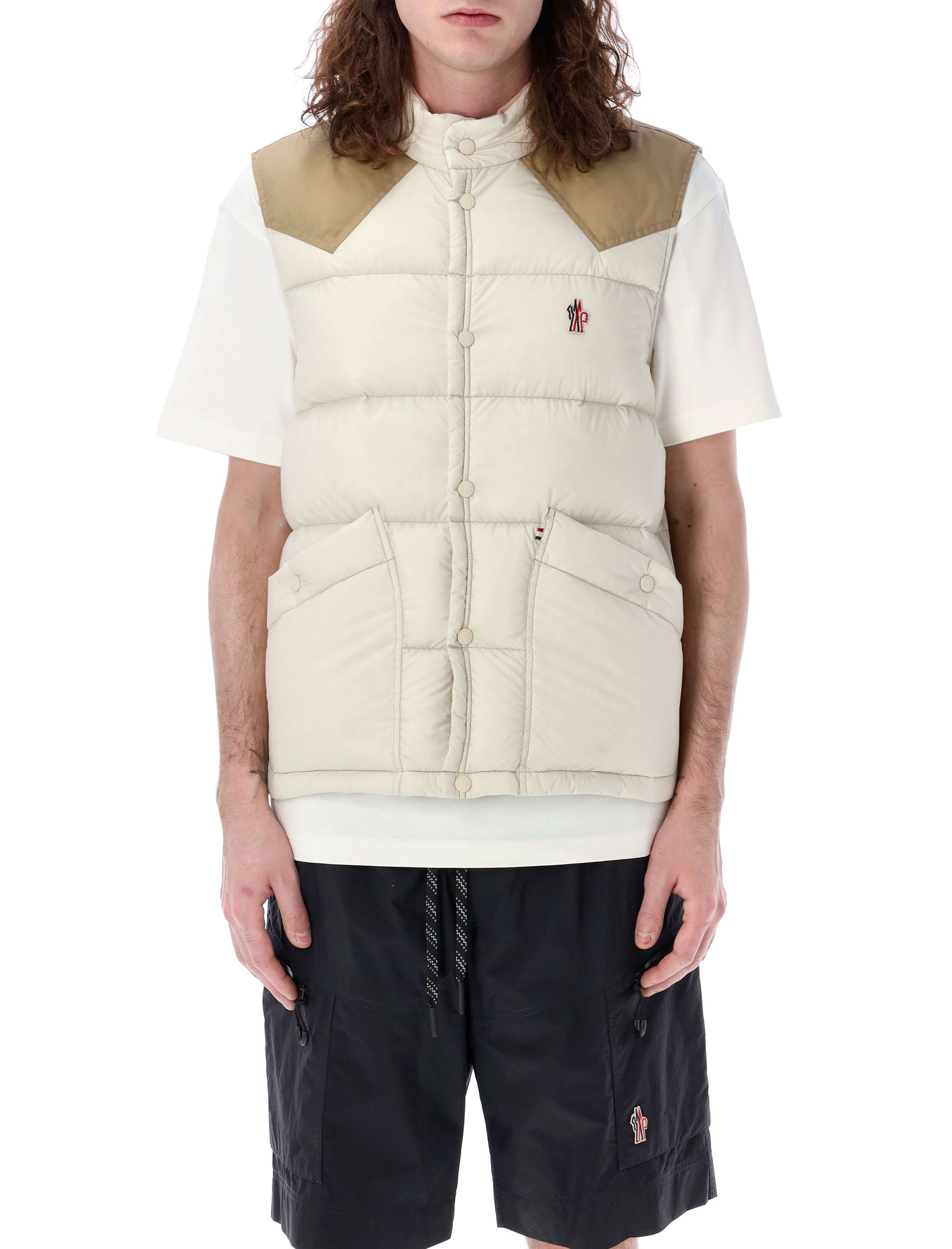 MONCLER GRENOBLE Jackets Beige 1A00004596K721F (Moncler Grenoble / ベスト ) | Moncler Grenoble (モンクレール グルノーブル)