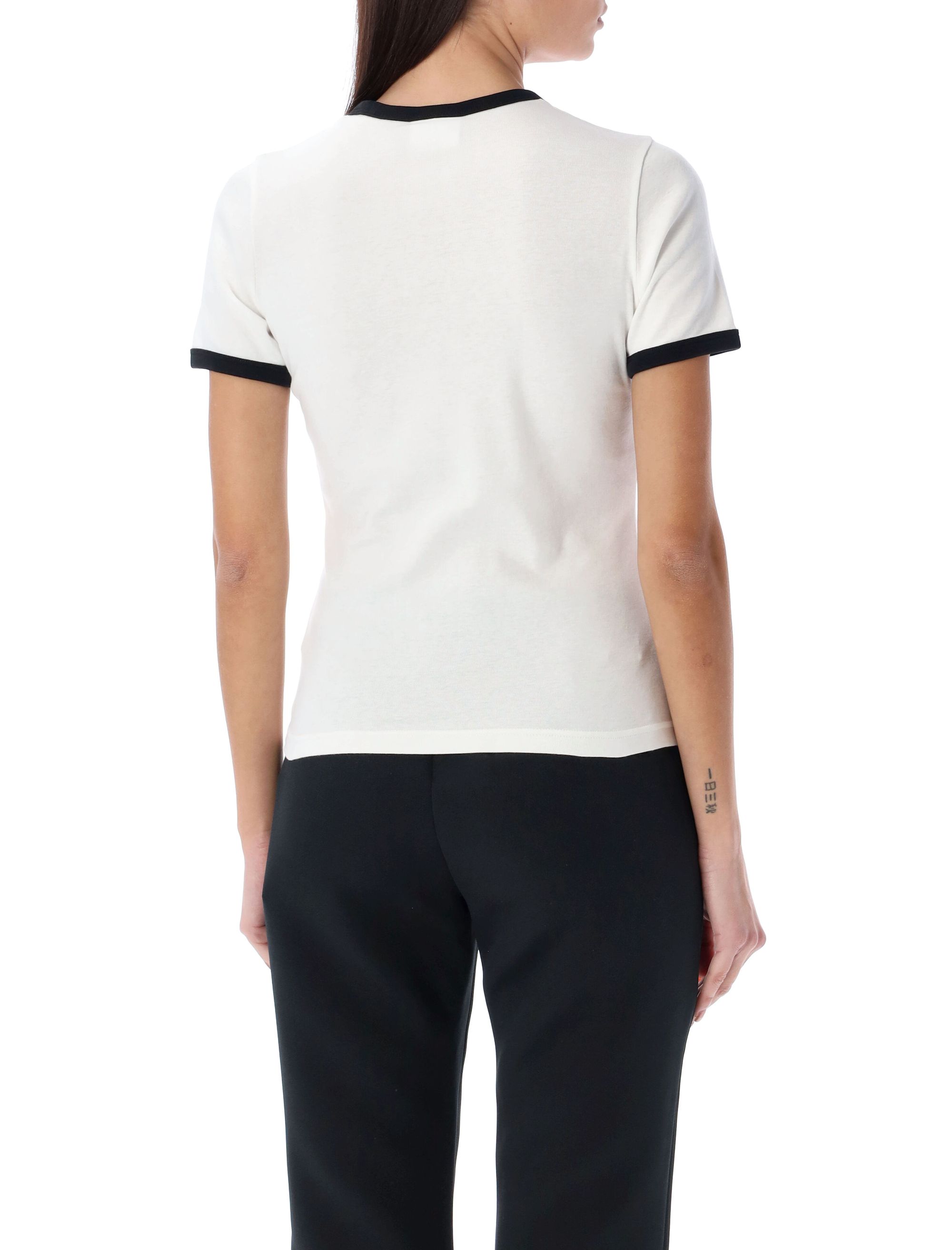 Courregès T-shirts and Polos White 223JTS017JS00700098 (Courrèges / Tシャツ・カットソー ) | Courrèges (クレージュ)(1)