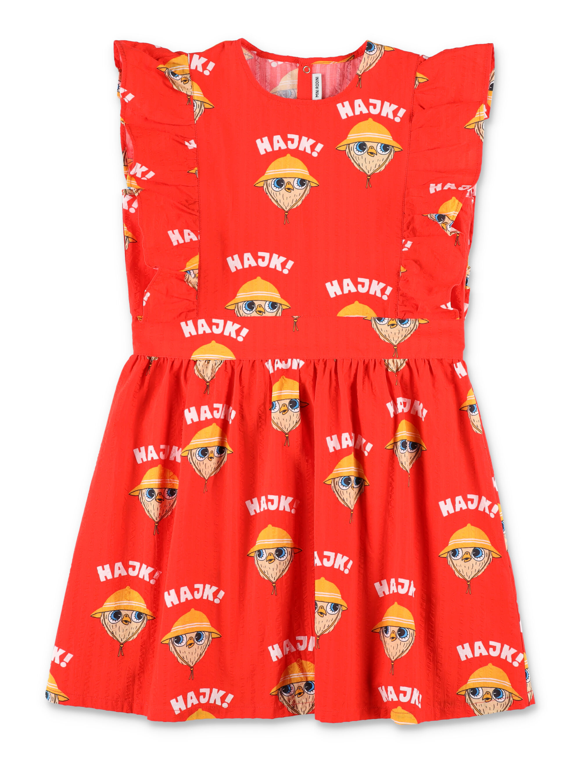 Mini Rodini Dresses Red 24250101C42 (MINI RODINI / ワンピース・ドレス・オールインワン ) | MINI RODINI (ミニロディーニ)