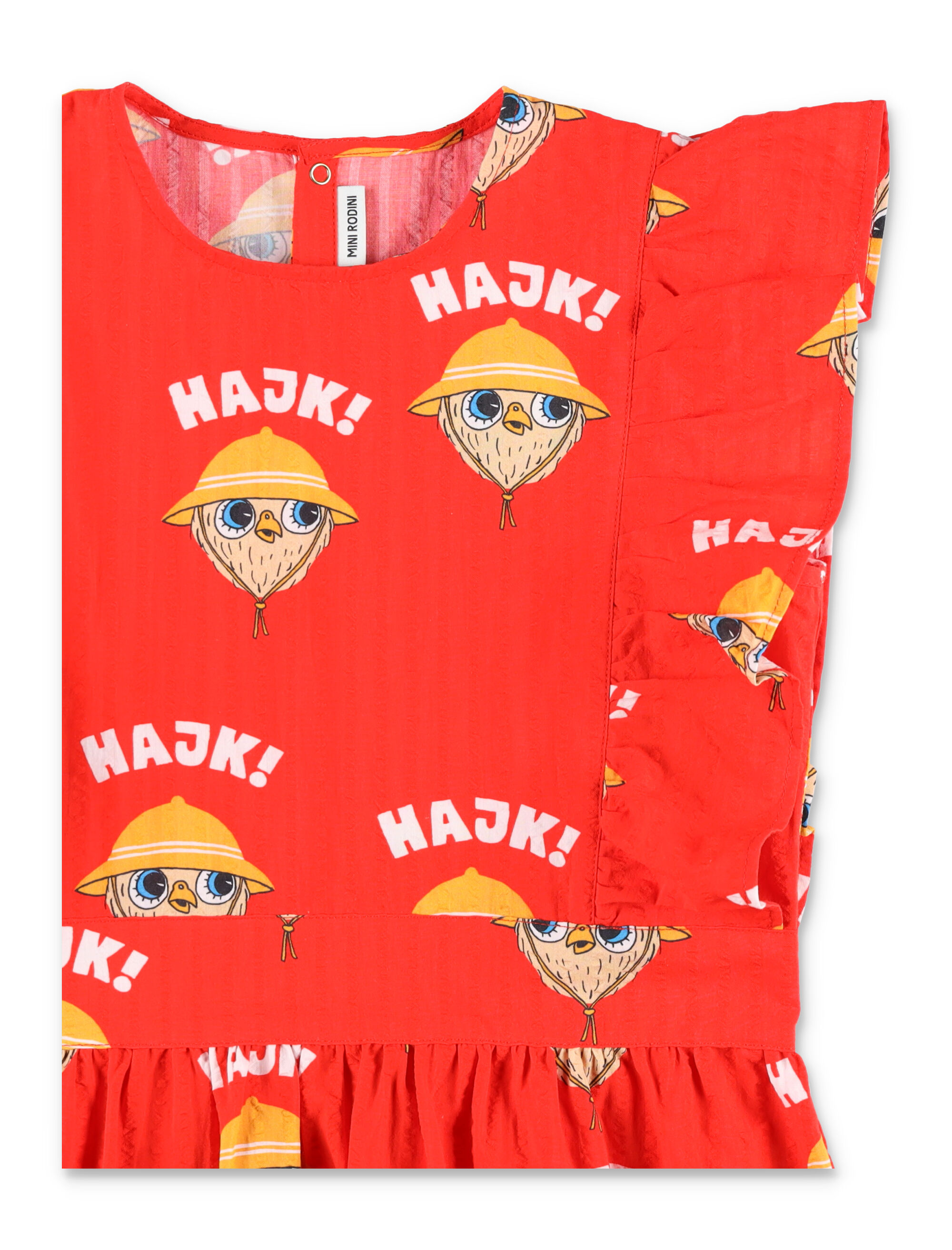 Mini Rodini Dresses Red 24250101C42 (MINI RODINI / ワンピース・ドレス・オールインワン ) | MINI RODINI (ミニロディーニ)(2)