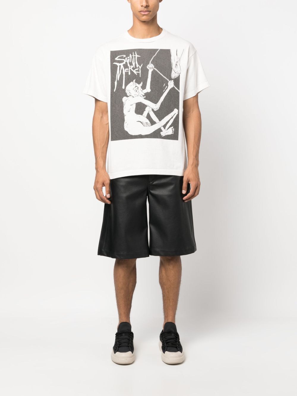 SAINT MXXXXXX T-shirts and Polos White SMS230000019WHITE (SAINT Mxxxxxx / Tシャツ・カットソー ) | SAINT Mxxxxxx (セント マイケル)(3)