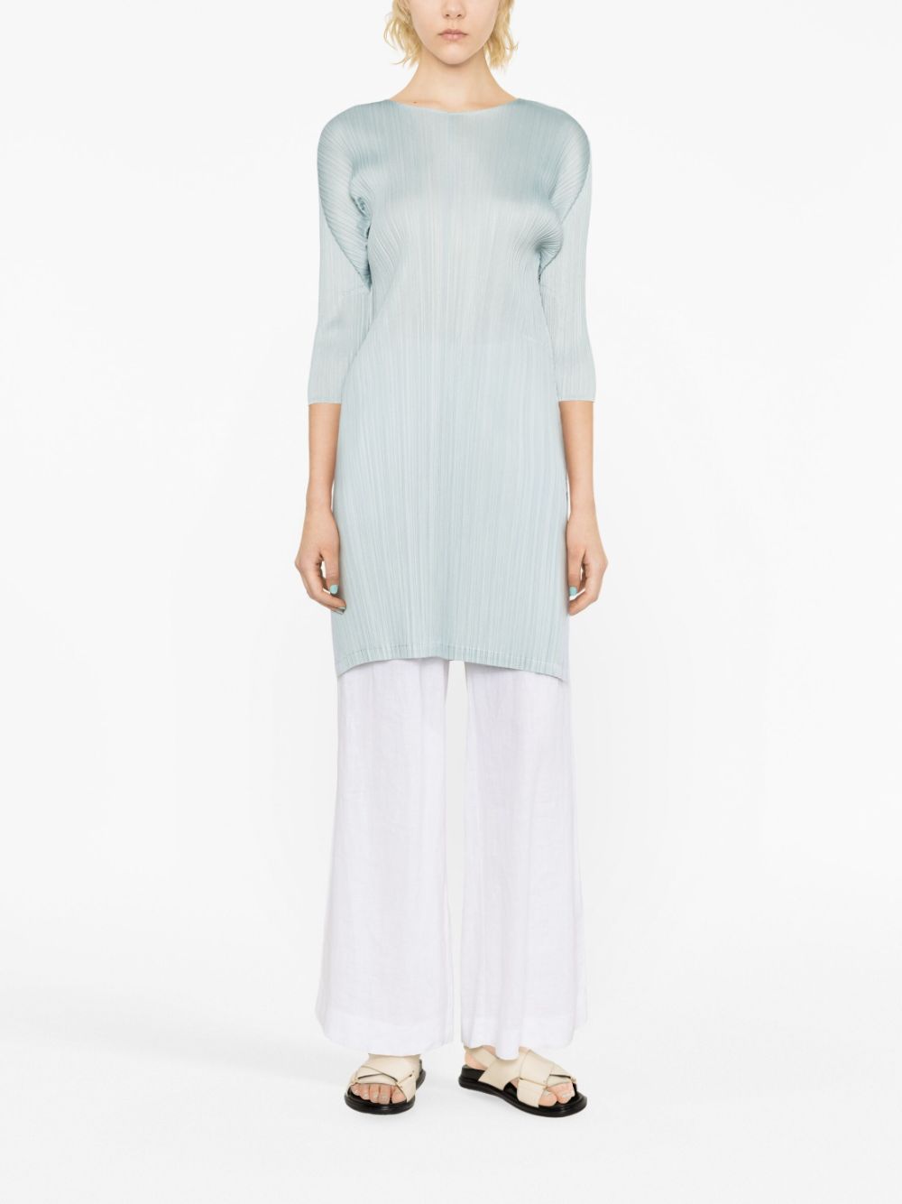 Pleats Please Top Clear Blue PP36JT46171 (PLEATS PLEASE ISSEY MIYAKE / シャツ・ブラウス ) | PLEATS PLEASE ISSEY MIYAKE (プリーツ プリーズ イッセイ ミヤケ)(3)