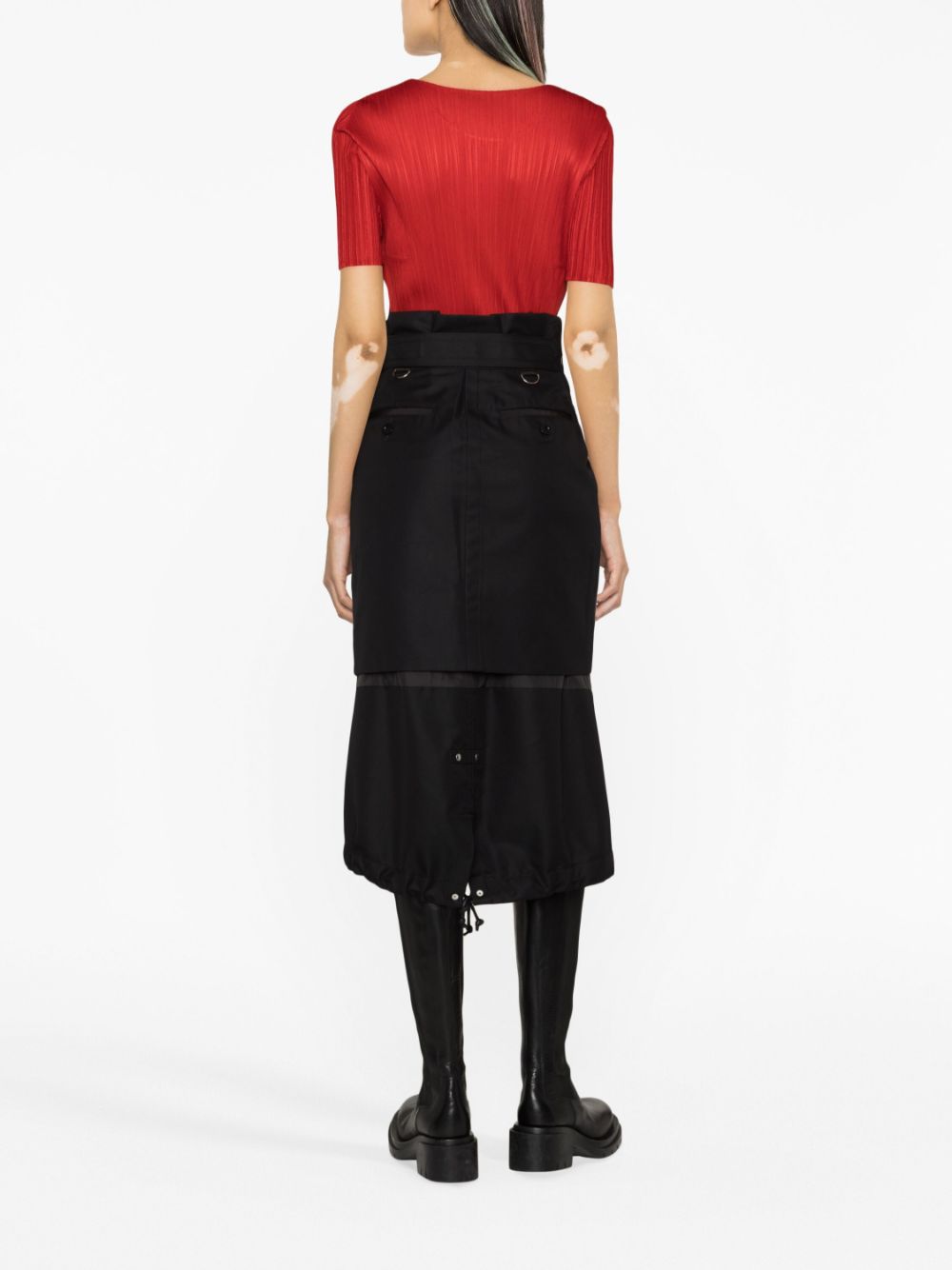 Pleats Please T-shirts and Polos Red PP36JK80324 (PLEATS PLEASE ISSEY MIYAKE / Tシャツ・カットソー ) | PLEATS PLEASE ISSEY MIYAKE (プリーツ プリーズ イッセイ ミヤケ)(1)