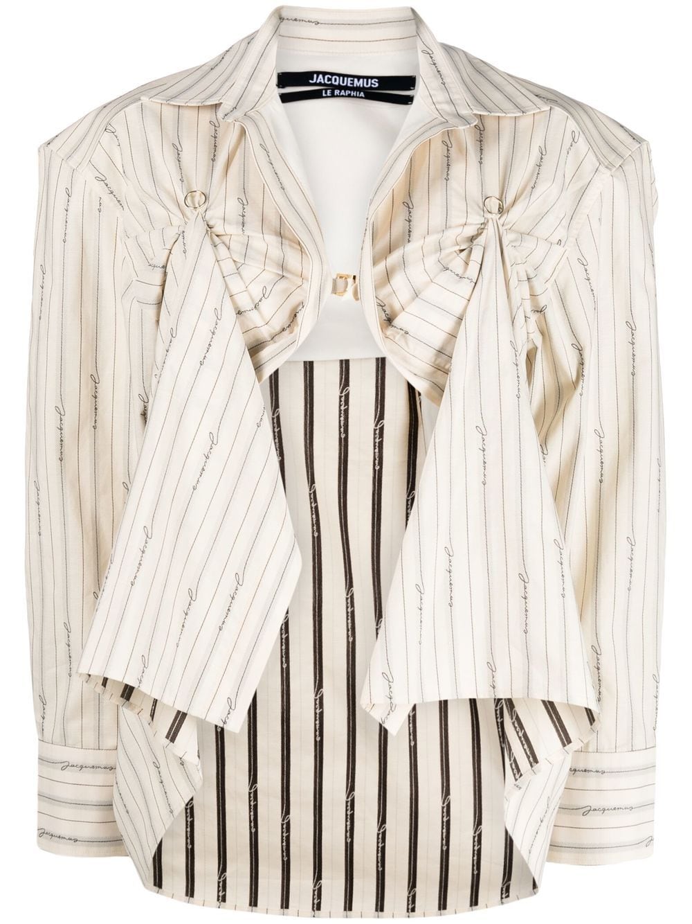 JACQUEMUS Shirts Beige 231SH0251392JACQUARDBEIGE (JACQUEMUS / シャツ・ブラウス ) | JACQUEMUS (ジャックムス)