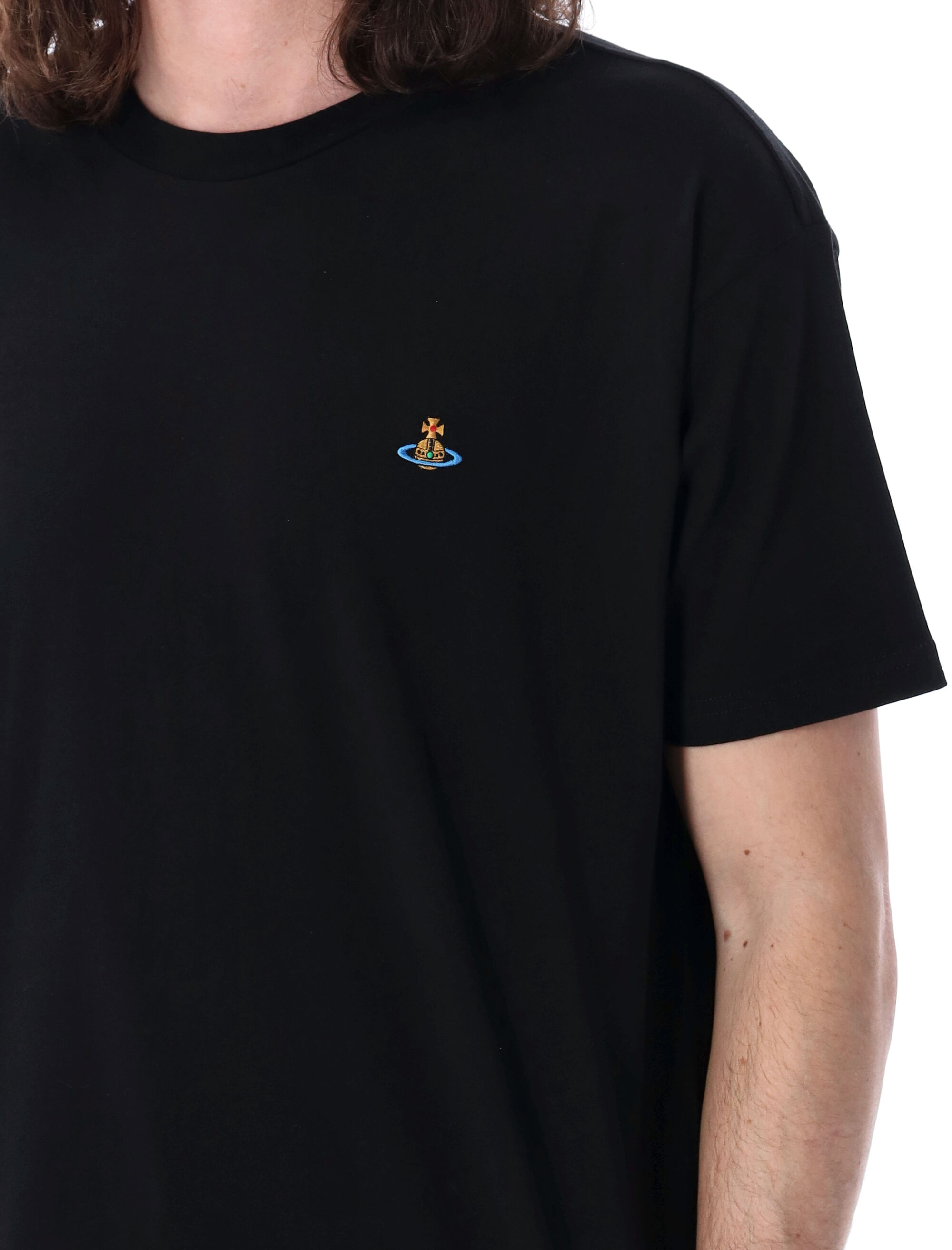 Vivienne Westwood T-shirts and Polos Black 3G010013J001MGON401 (Vivienne Westwood / Tシャツ・カットソー ) | Vivienne Westwood (ヴィヴィアン・ウェストウッド)(2)