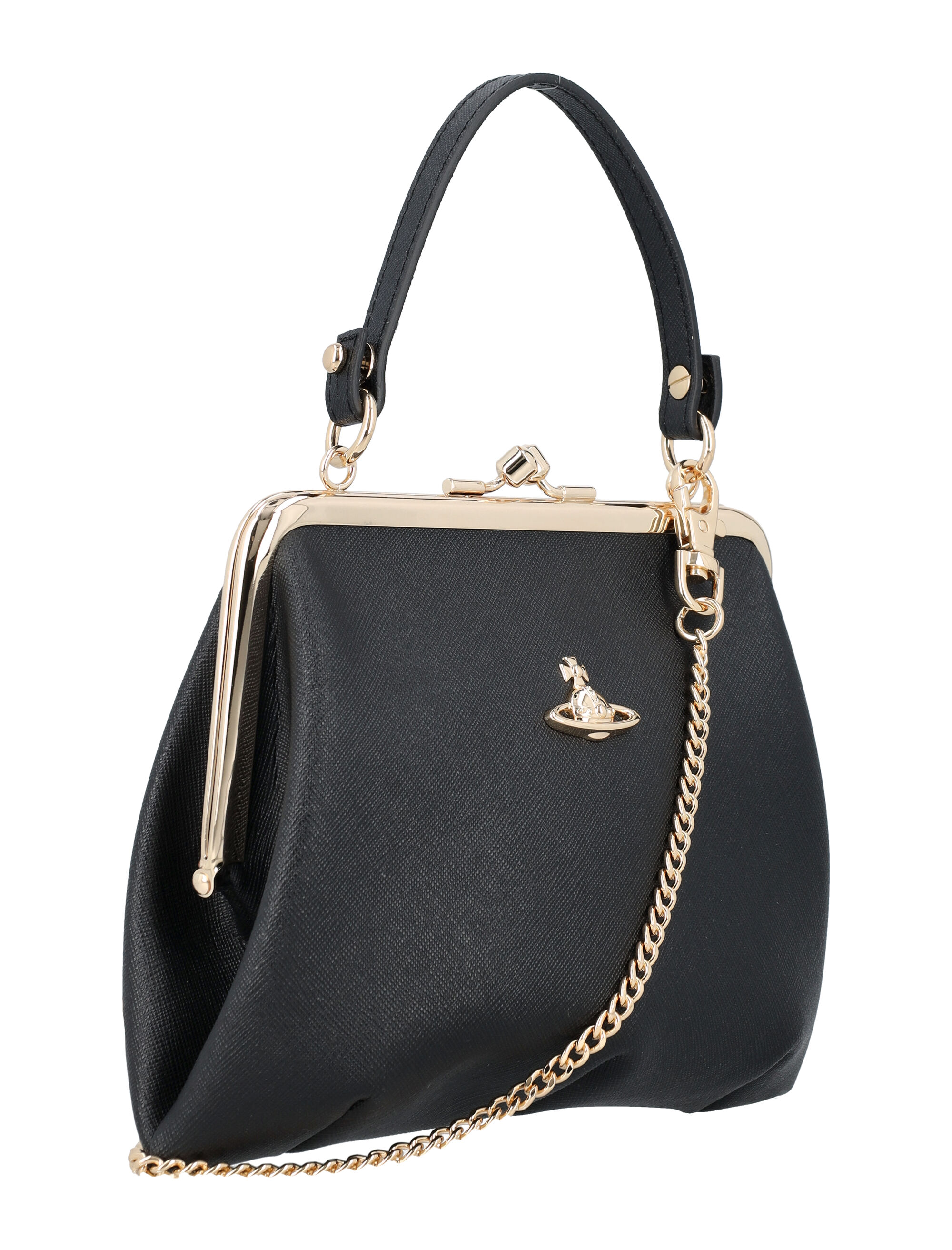 Vivienne Westwood Bags.. Black 4304007MUS000BN401 (Vivienne Westwood / ハンドバッグ・ショルダーバッグ ) | Vivienne Westwood (ヴィヴィアン・ウェストウッド)(1)